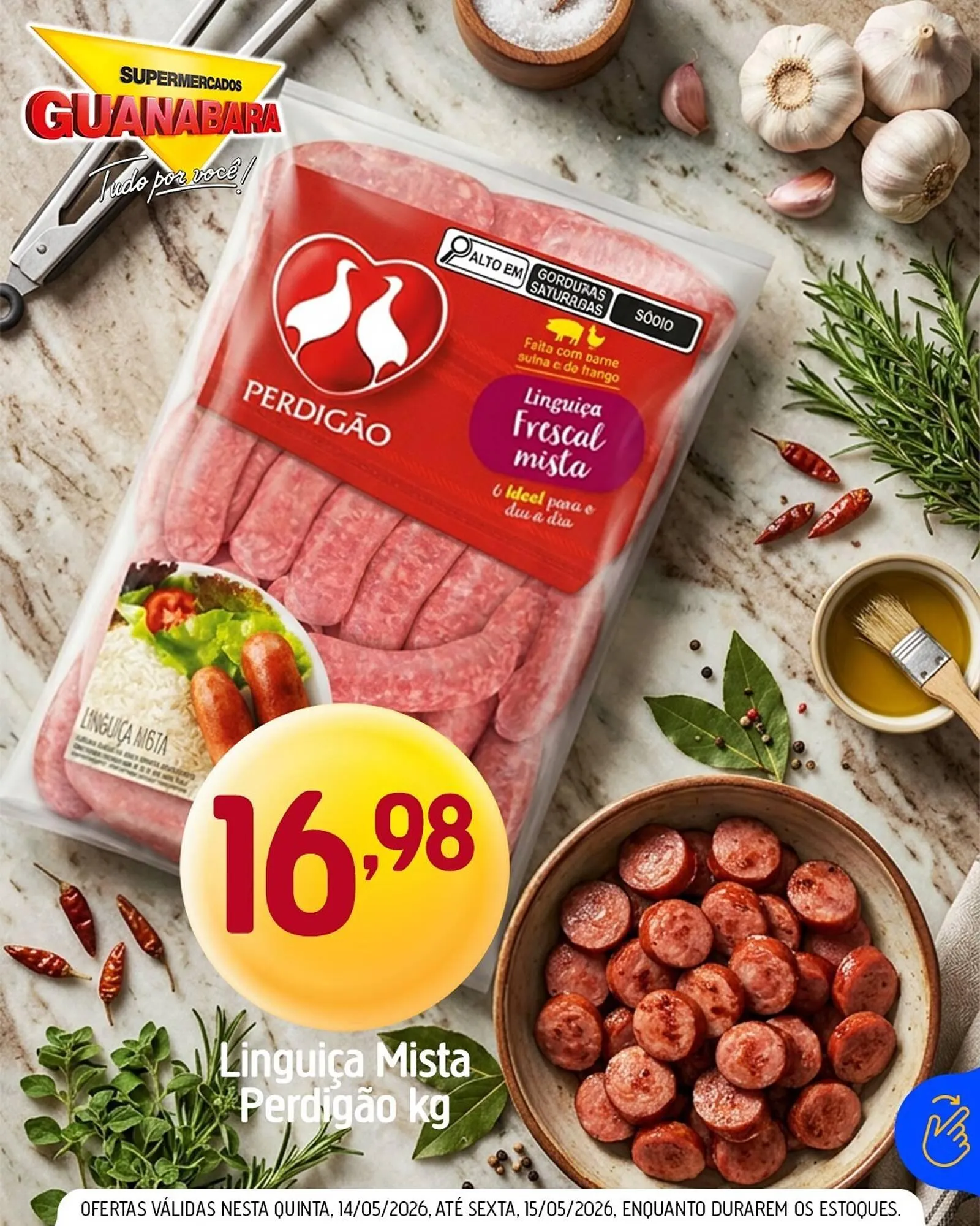 Encarte de Encarte Supermercados Guanabara 14 de maio até 15 de maio 2026 - Pagina 3
