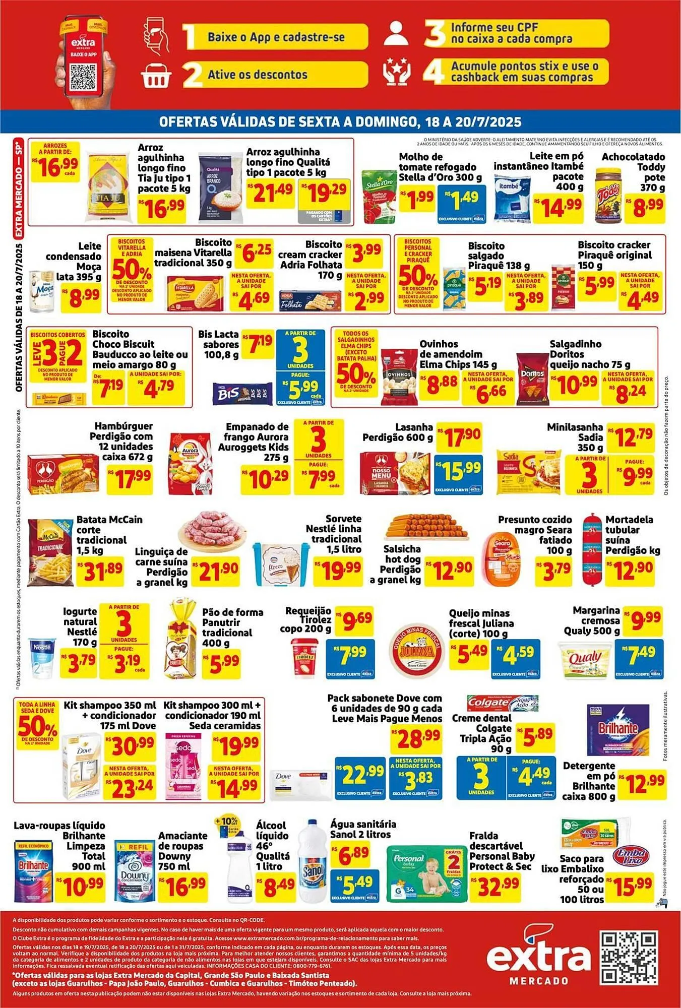 Encarte de Catálogo Extra 18 de julho até 20 de julho 2025 - Pagina 2