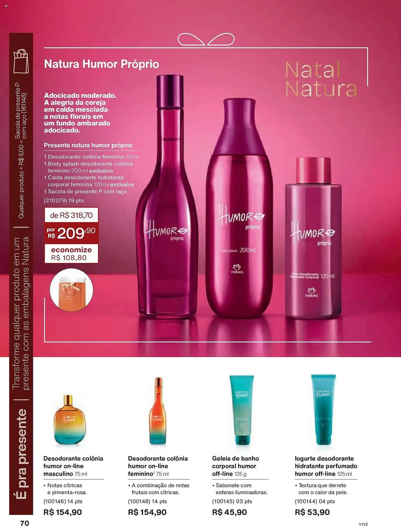 Encarte de Catálogo Natura 26 de novembro até 26 de dezembro 2025 - Pagina 70