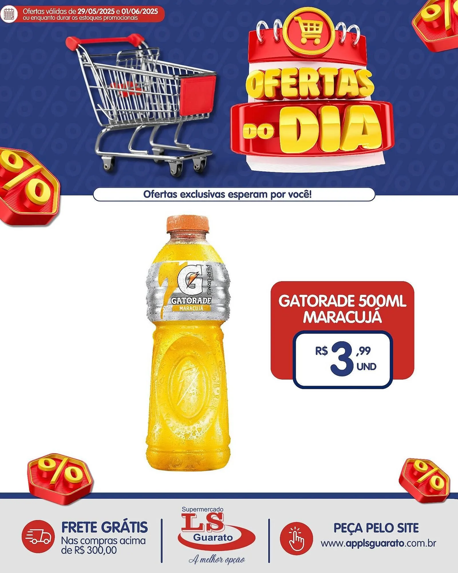 Encarte de Catálogo Supermercado LS Guarato 29 de maio até 1 de junho 2025 - Pagina 3
