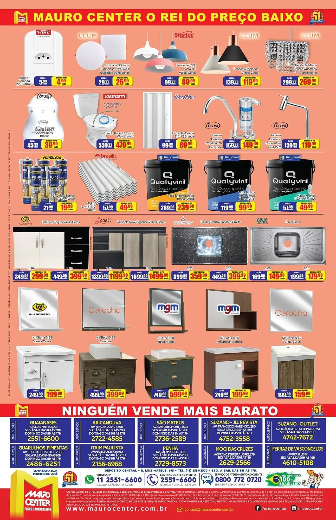 Encarte de Folheto Mauro Center 4 de março até 31 de março 2026 - Pagina 2
