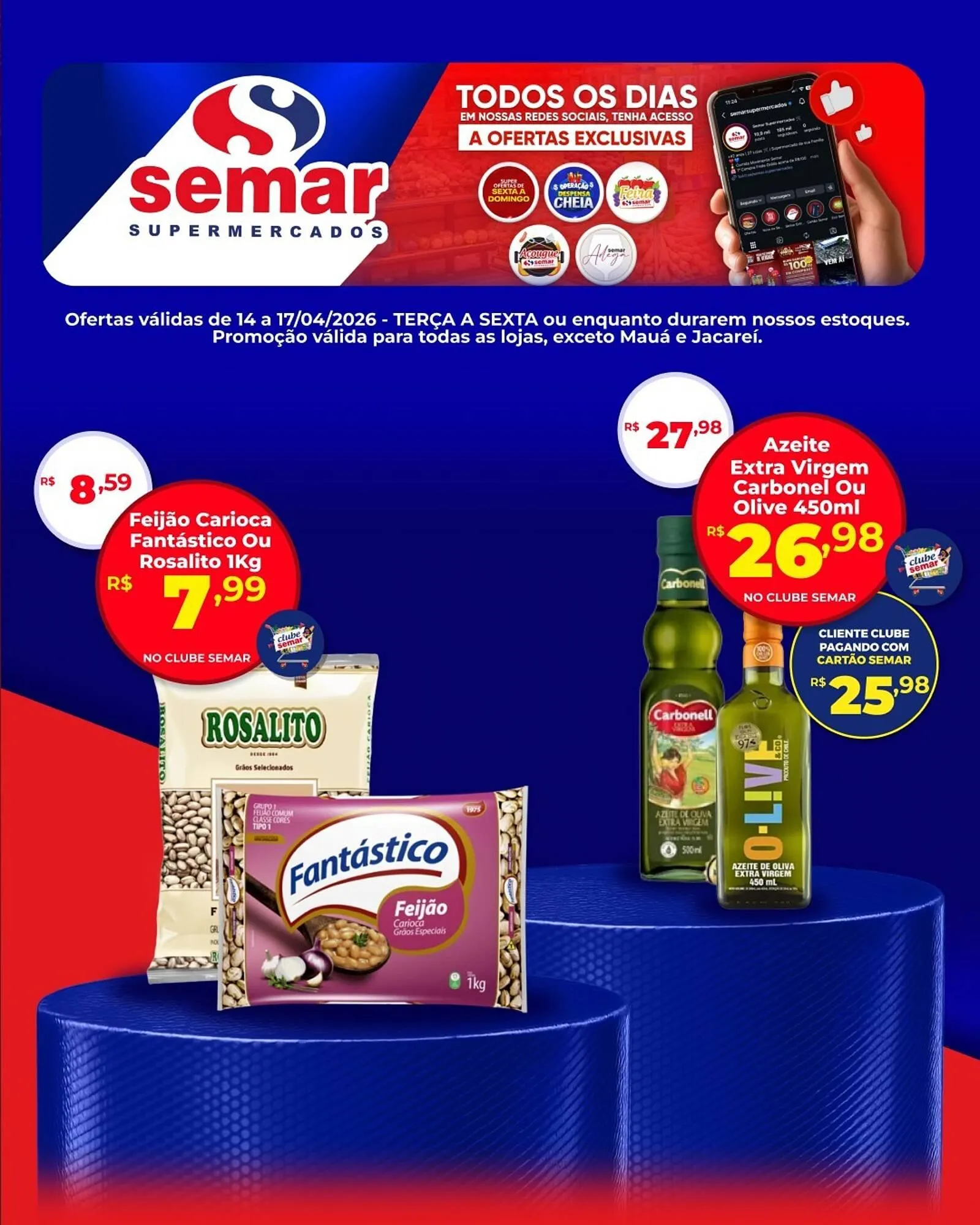 Encarte de Folheto Semar Supermercado 14 de abril até 17 de abril 2026 - Pagina 3