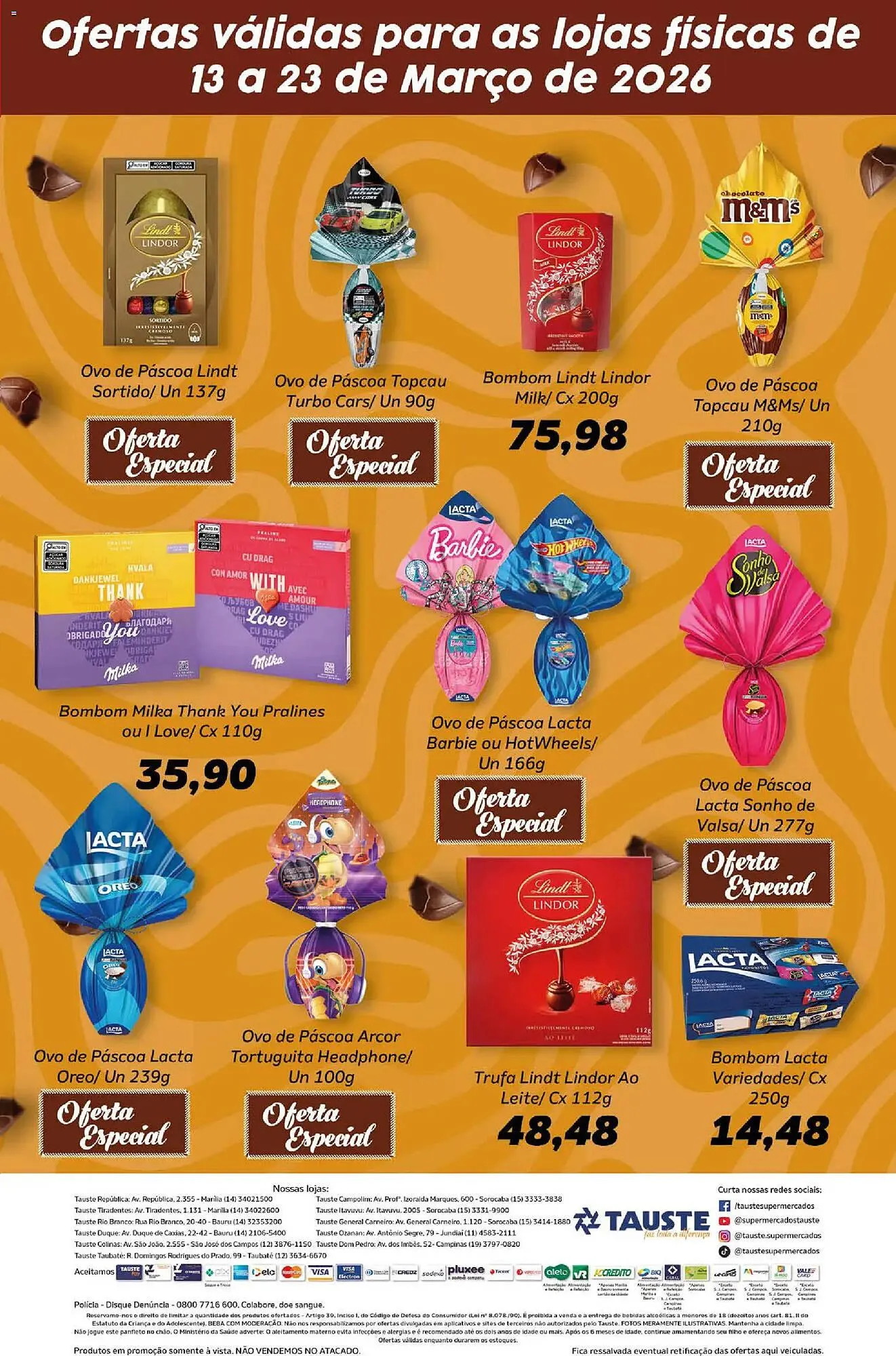 Encarte de Catálogo Supermercados Tauste 13 de março até 24 de março 2026 - Pagina 2