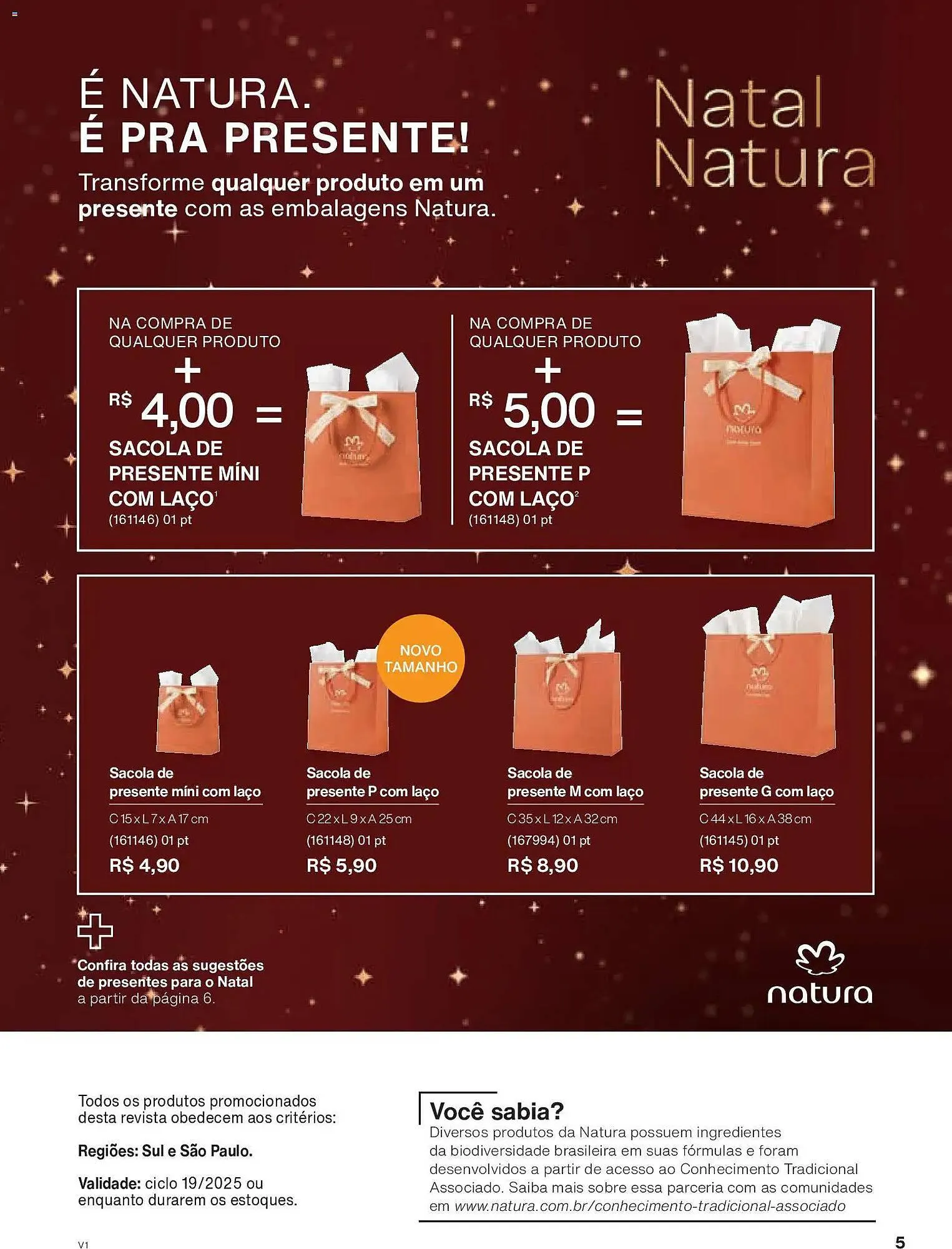 Encarte de Catálogo Natura 26 de novembro até 26 de dezembro 2025 - Pagina 5