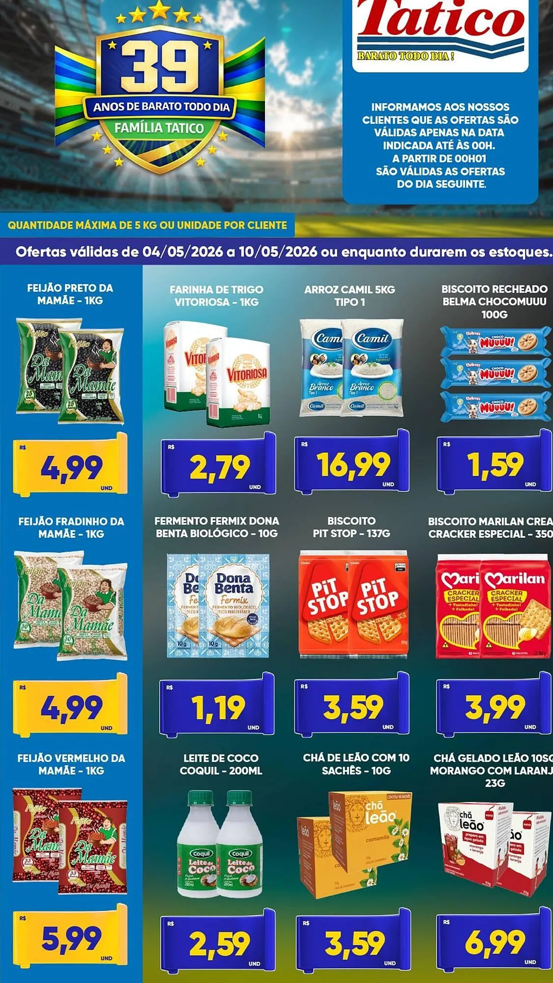 Encarte de Tabloide Tatico 4 de maio até 10 de maio 2026 - Pagina 3