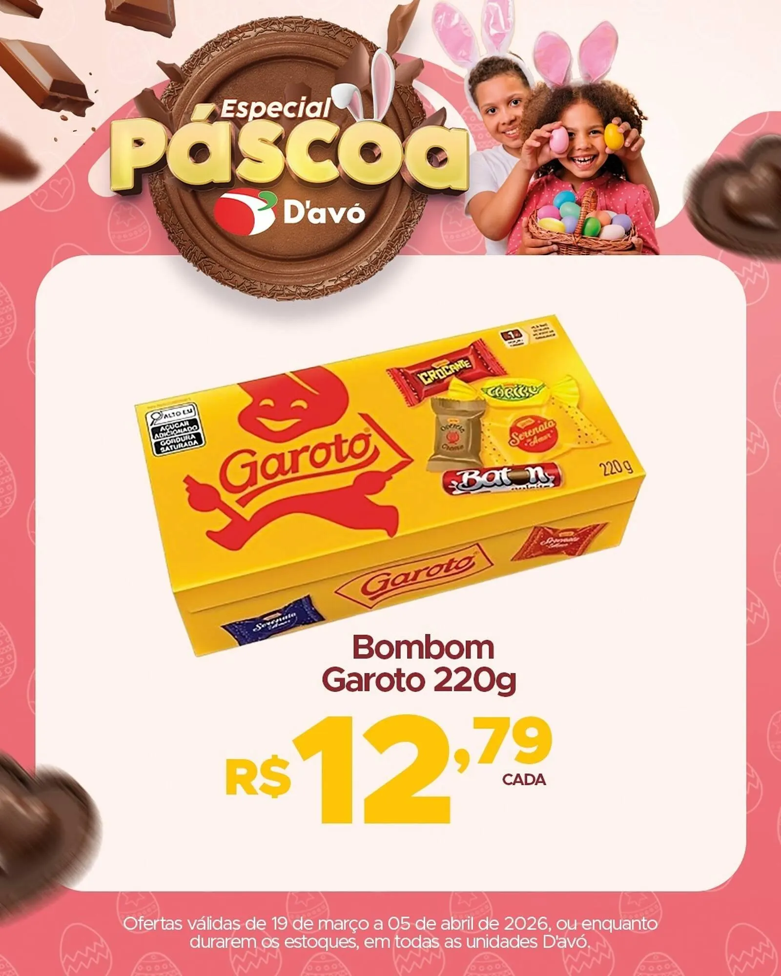 Encarte de Catálogo D'avó Supermercado 26 de março até 5 de abril 2026 - Pagina 1