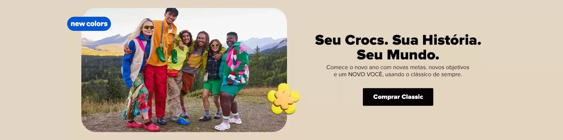 Encarte de Novidades Crocs 7 de janeiro até 7 de fevereiro 2025 - Pagina 1