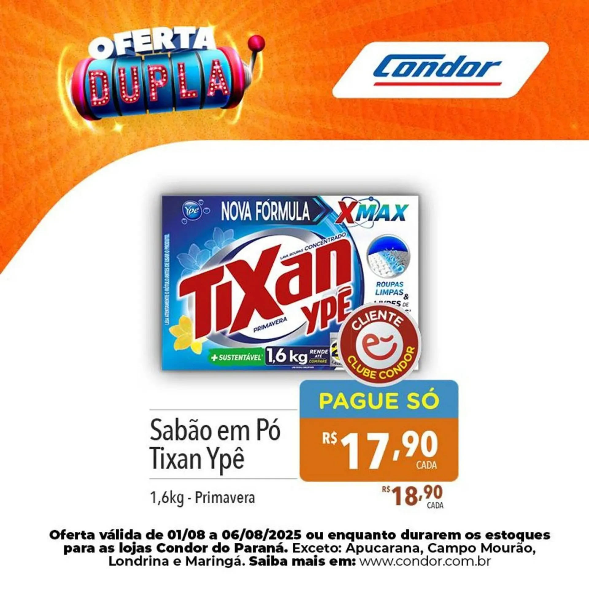 Encarte de Catálogo Supermercados Condor 4 de agosto até 6 de agosto 2025 - Pagina 2