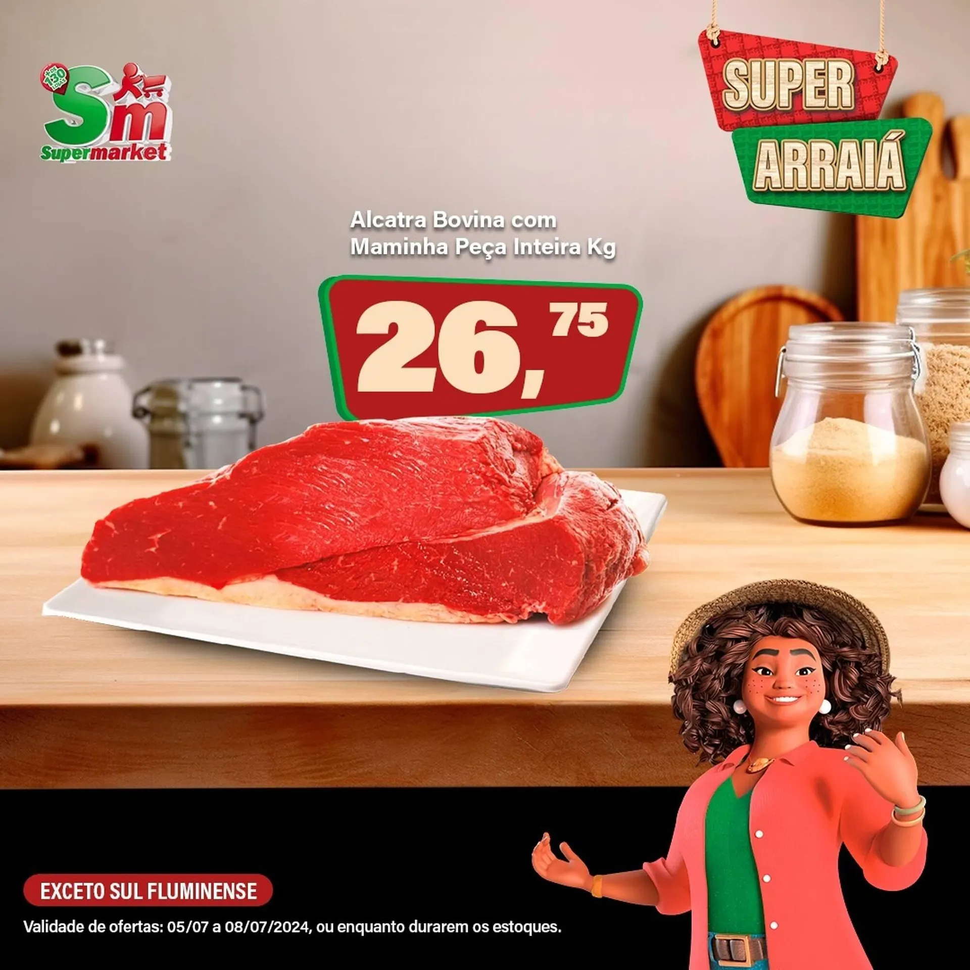 Encarte de Catálogo Rede Supermarket 5 de julho até 8 de julho 2024 - Pagina 1