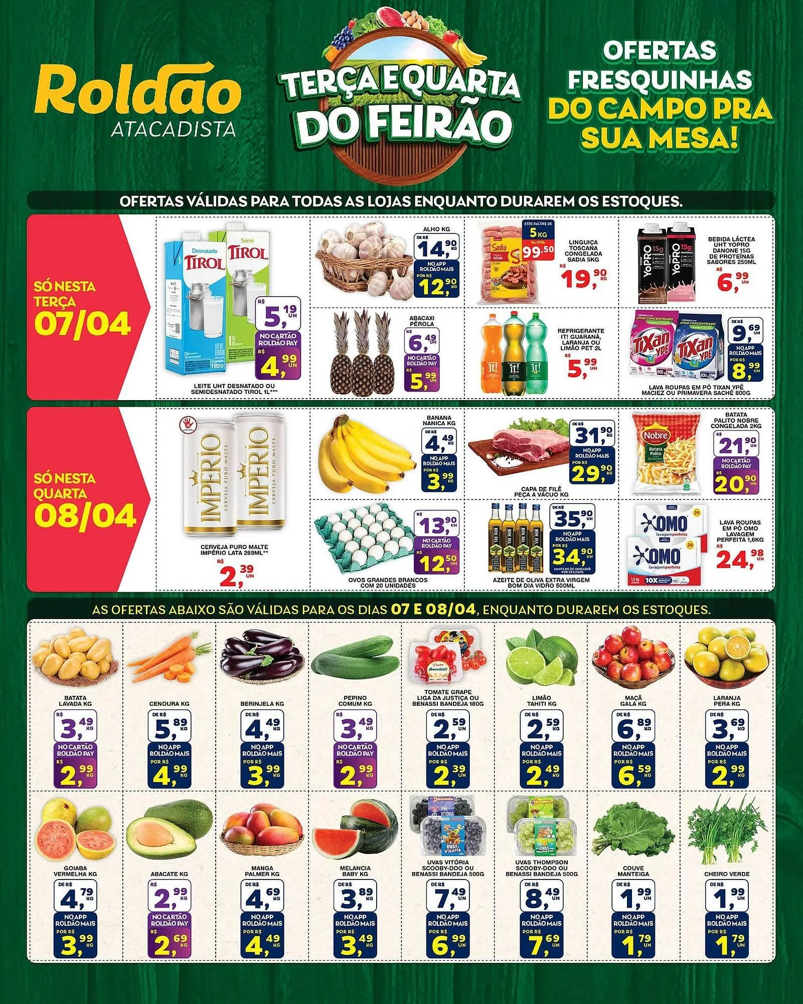 Encarte de Folheto Roldão 7 de abril até 8 de abril 2026 - Pagina 1