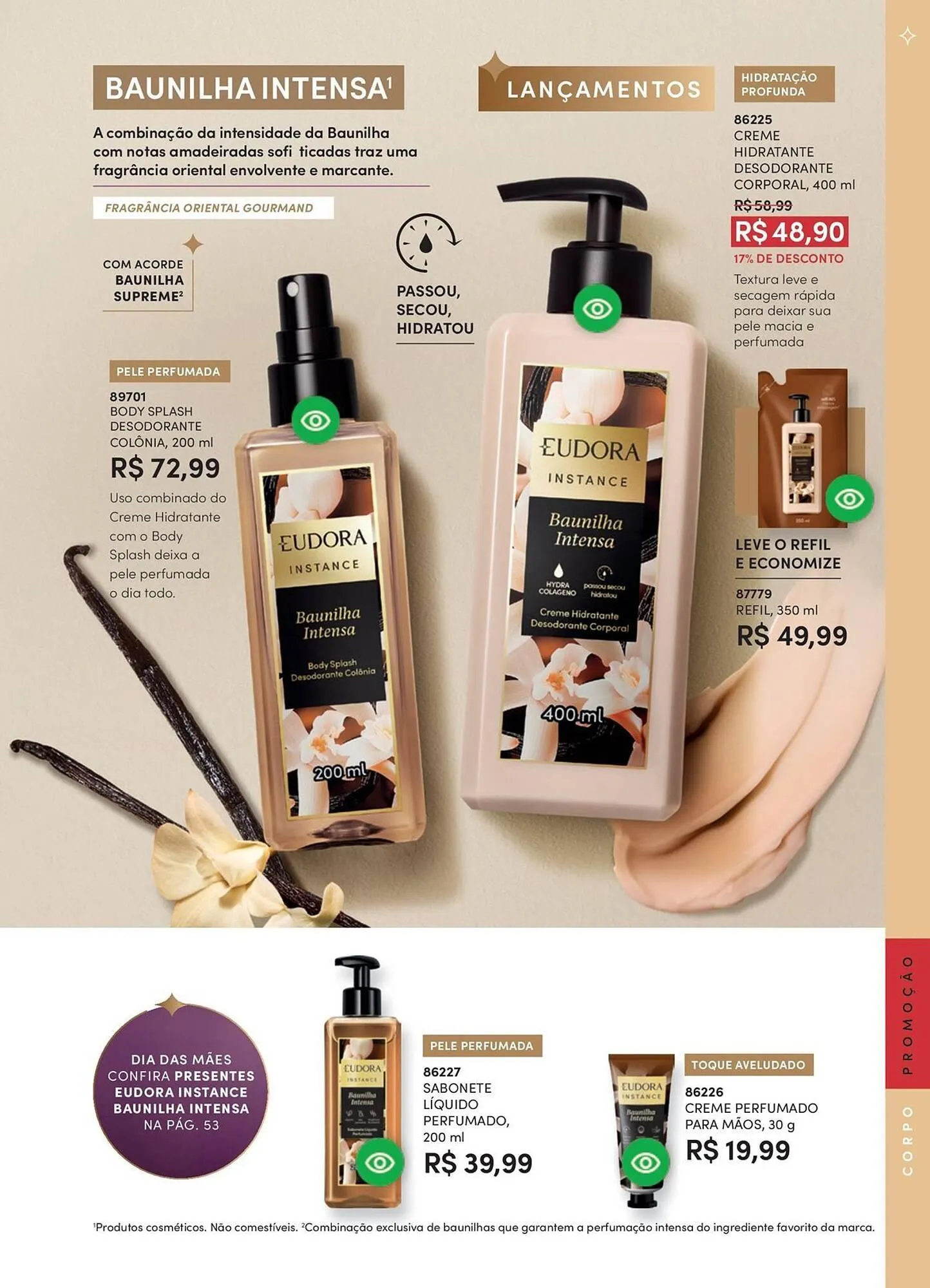 Encarte de Catálogo Eudora 1 de abril até 1 de maio 2026 - Pagina 113