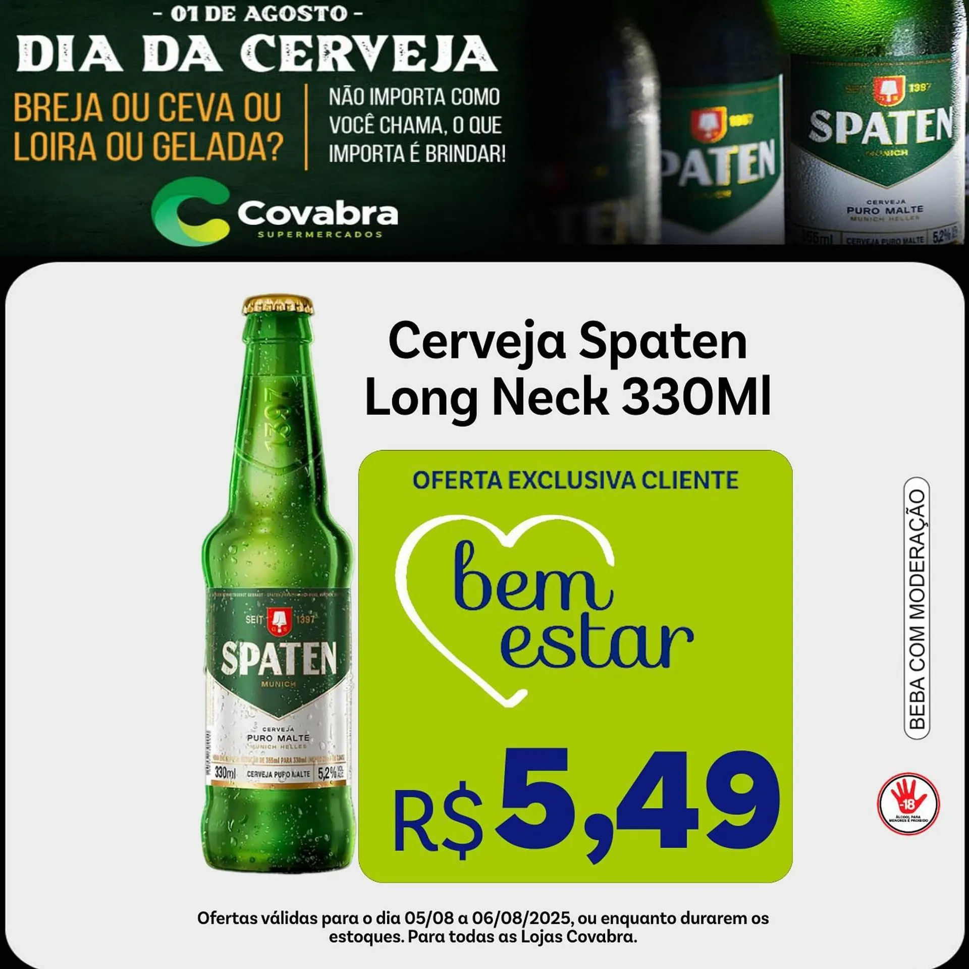 Encarte de Catálogo Covabra Supermercados 5 de agosto até 6 de agosto 2025 - Pagina 2