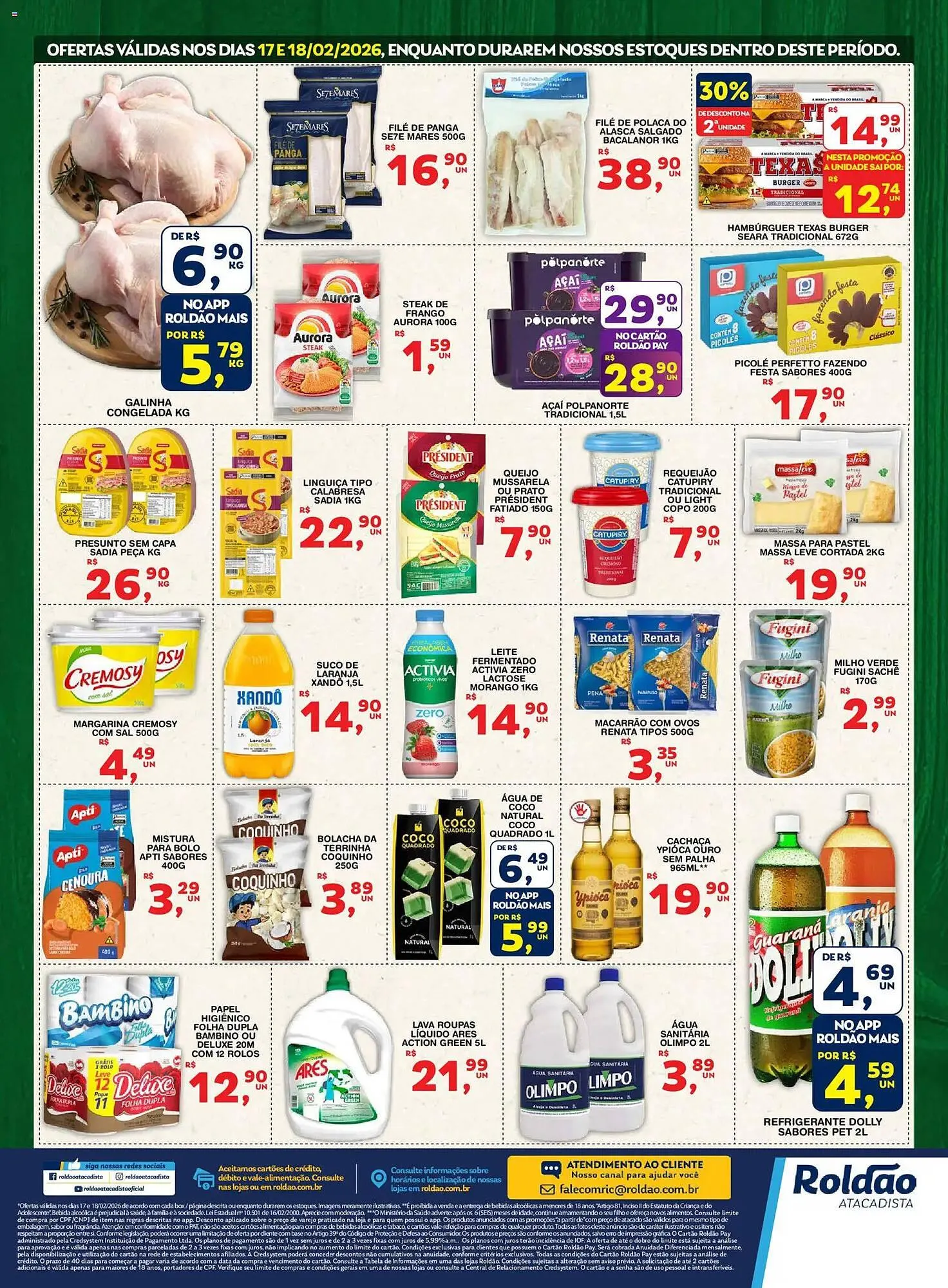 Encarte de Folheto Roldão 17 de fevereiro até 18 de fevereiro 2026 - Pagina 2
