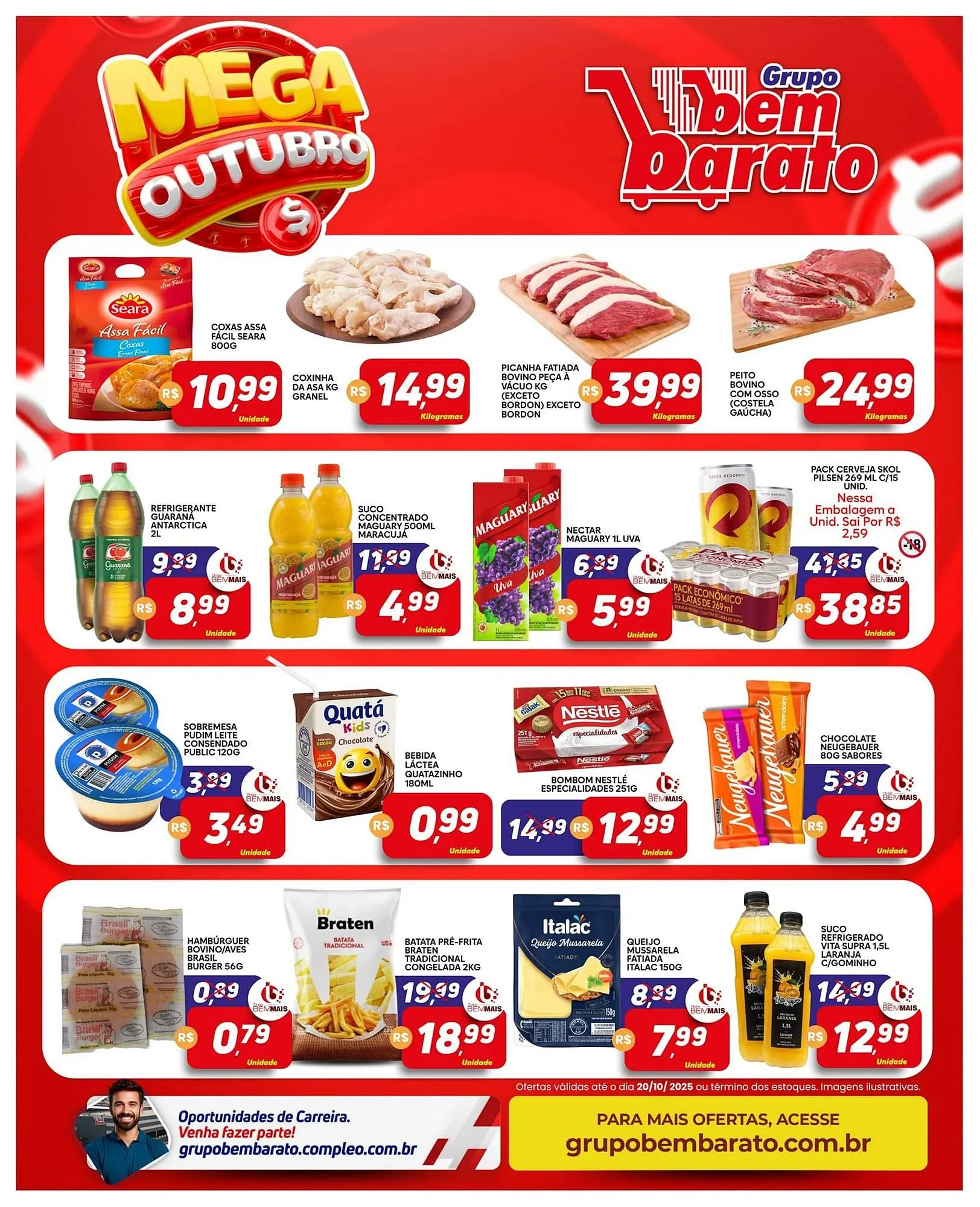 Encarte de Catálogo Supermercado Bem Barato 13 de outubro até 20 de outubro 2025 - Pagina 3