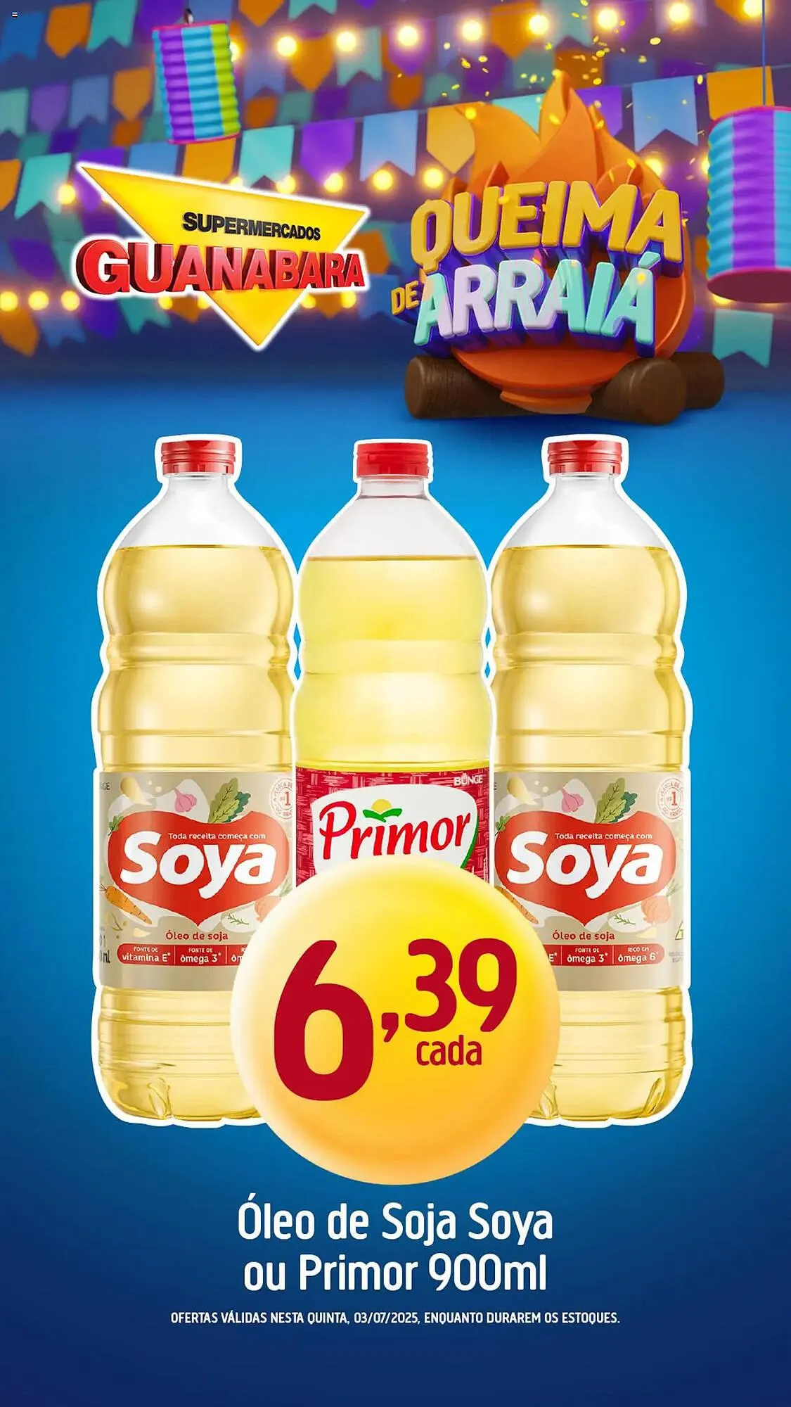 Encarte de Catálogo Supermercados Guanabara 3 de julho até 3 de julho 2025 - Pagina 1