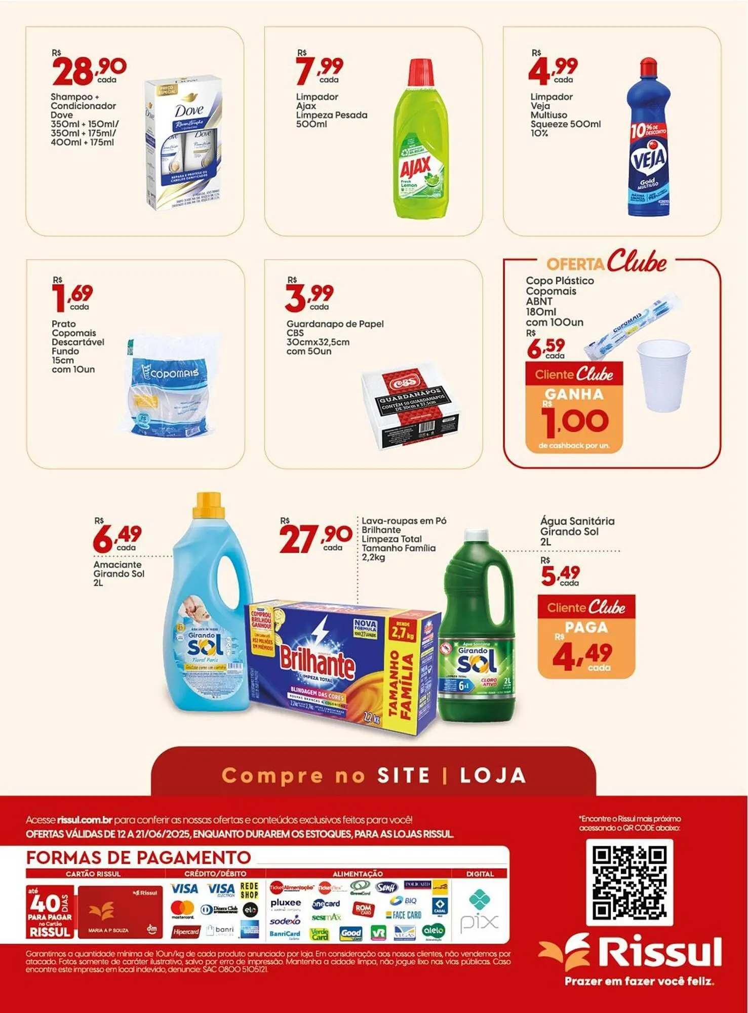 Encarte de Catálogo Supper Rissul 12 de junho até 21 de junho 2025 - Pagina 9