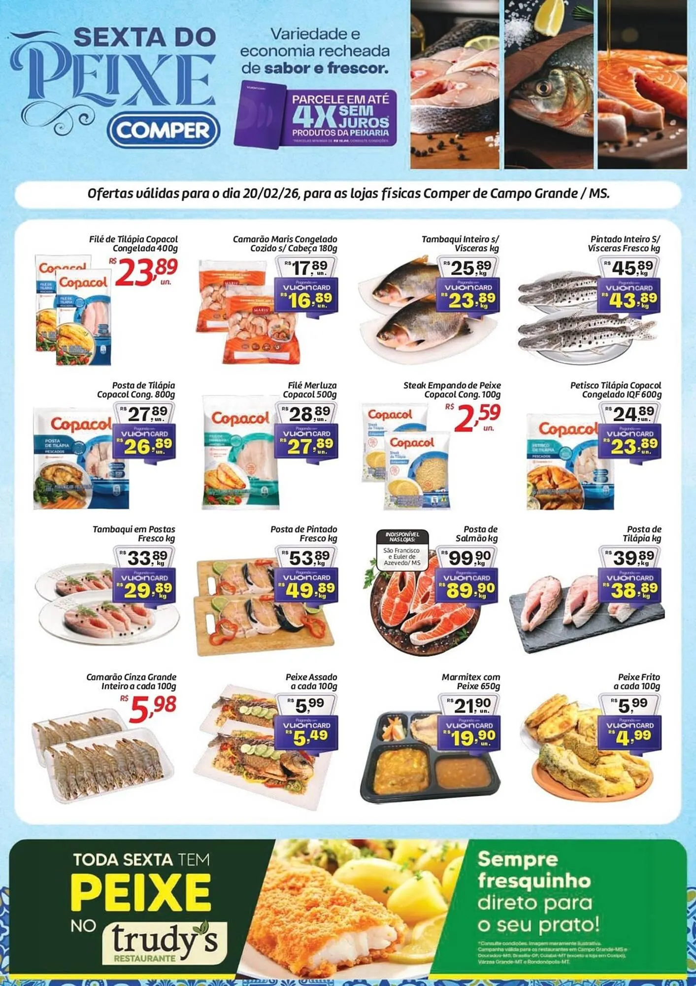 Encarte de Folheto Comper 20 de fevereiro até 20 de fevereiro 2026 - Pagina 1