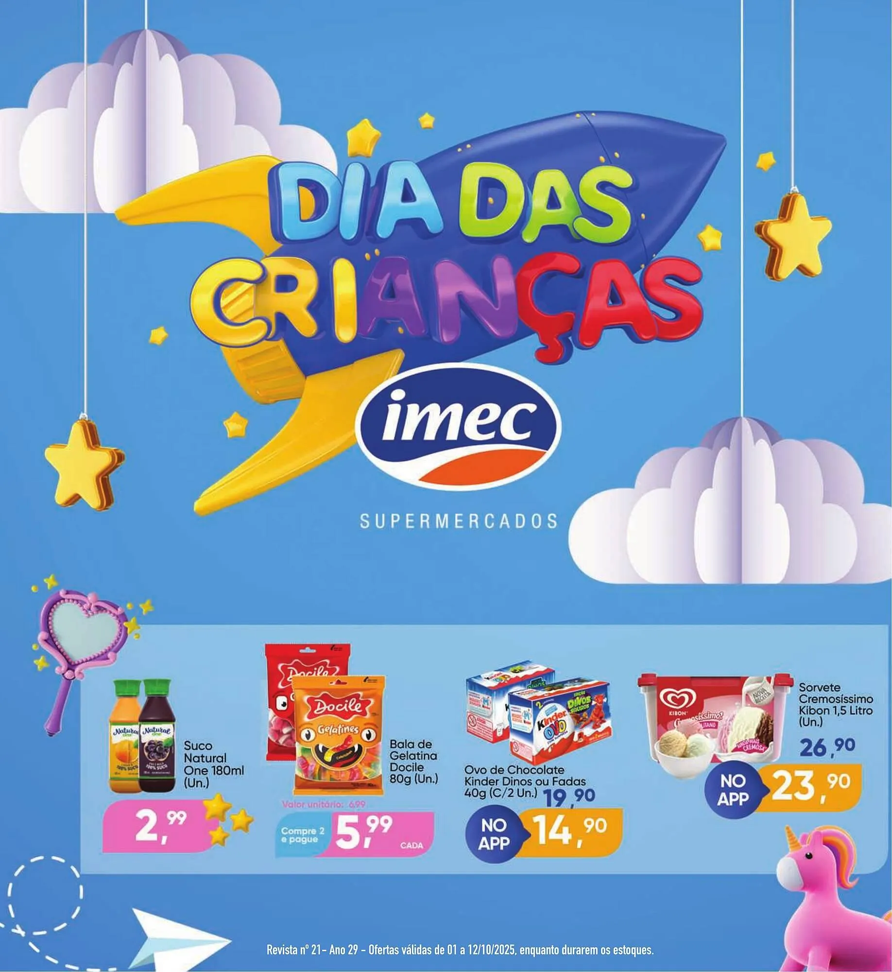 Encarte de Catálogo Imec Supermercados 2 de outubro até 12 de outubro 2025 - Pagina 1