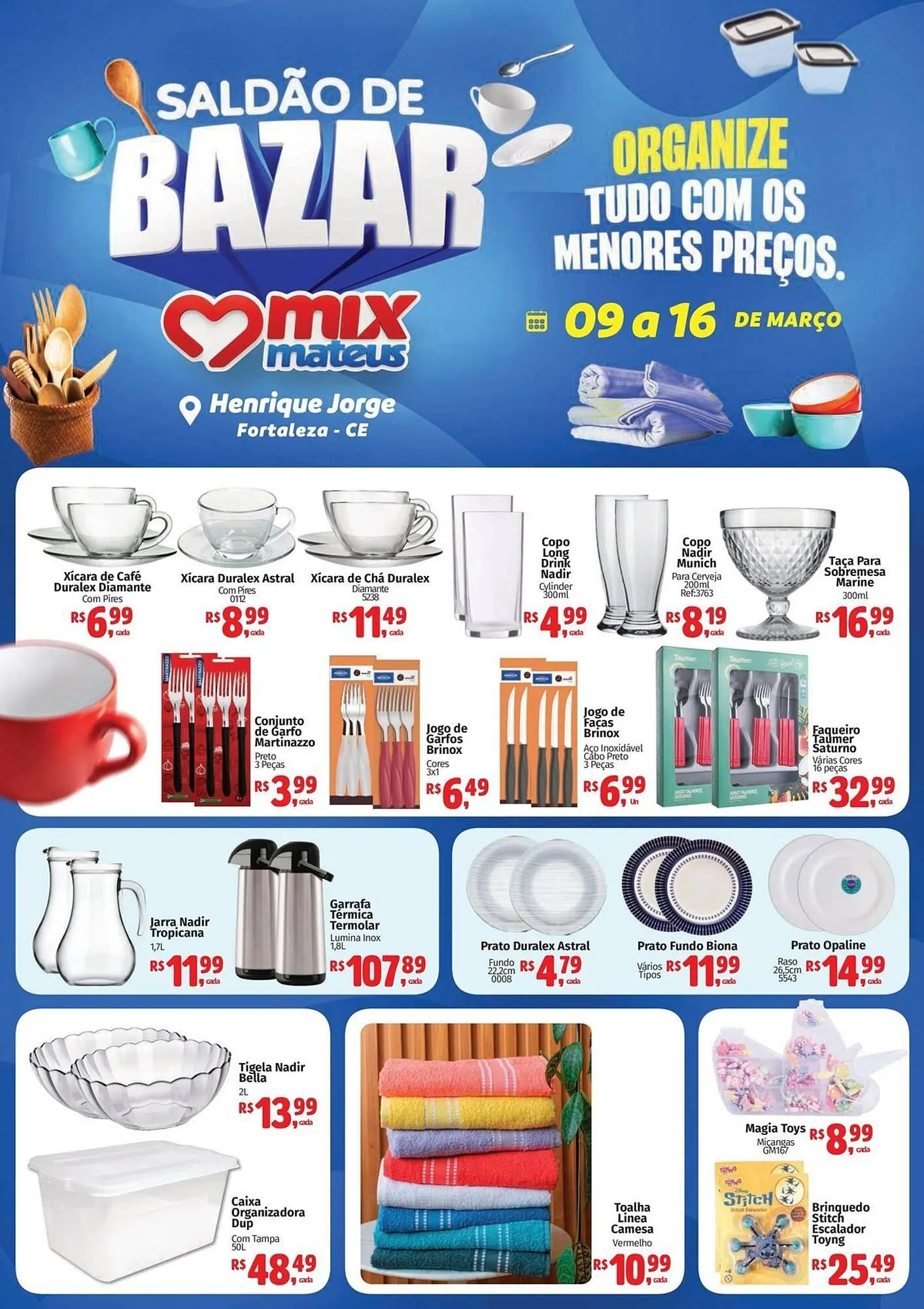 Encarte de Catálogo Supermercados Mateus 10 de março até 16 de março 2026 - Pagina 1