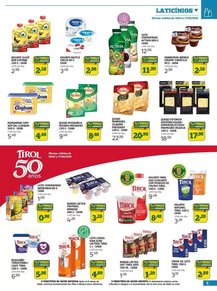 Encarte de Quinzenal Super 19 de março até 19 de abril 2025 - Pagina 5