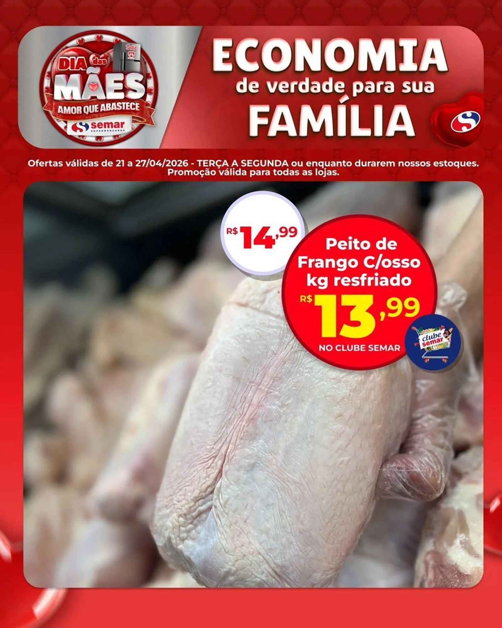 Encarte de Folheto Semar Supermercado 21 de abril até 27 de abril 2026 - Pagina 9