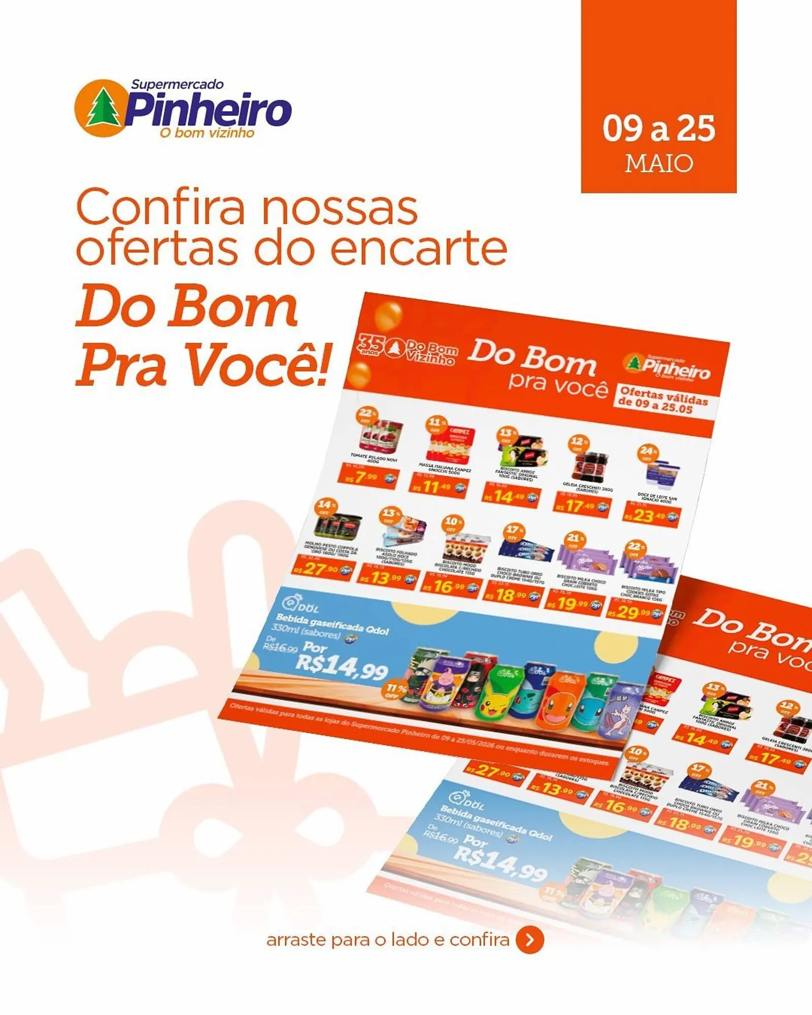 Encarte de Encarte Pinheiro Supermercado 12 de maio até 25 de maio 2026 - Pagina 1