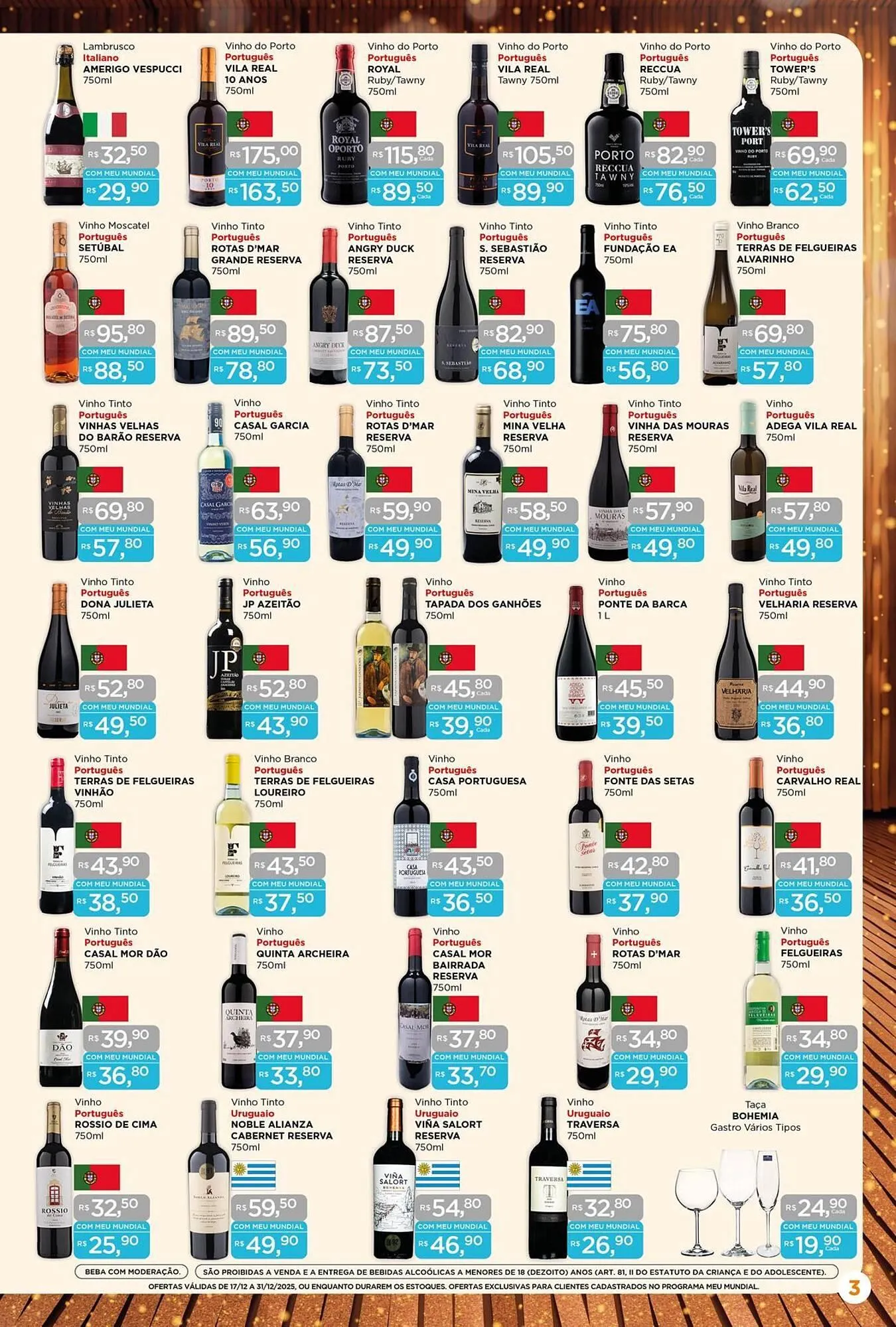Encarte de Encarte Supermercados Mundial 18 de dezembro até 31 de dezembro 2025 - Pagina 3