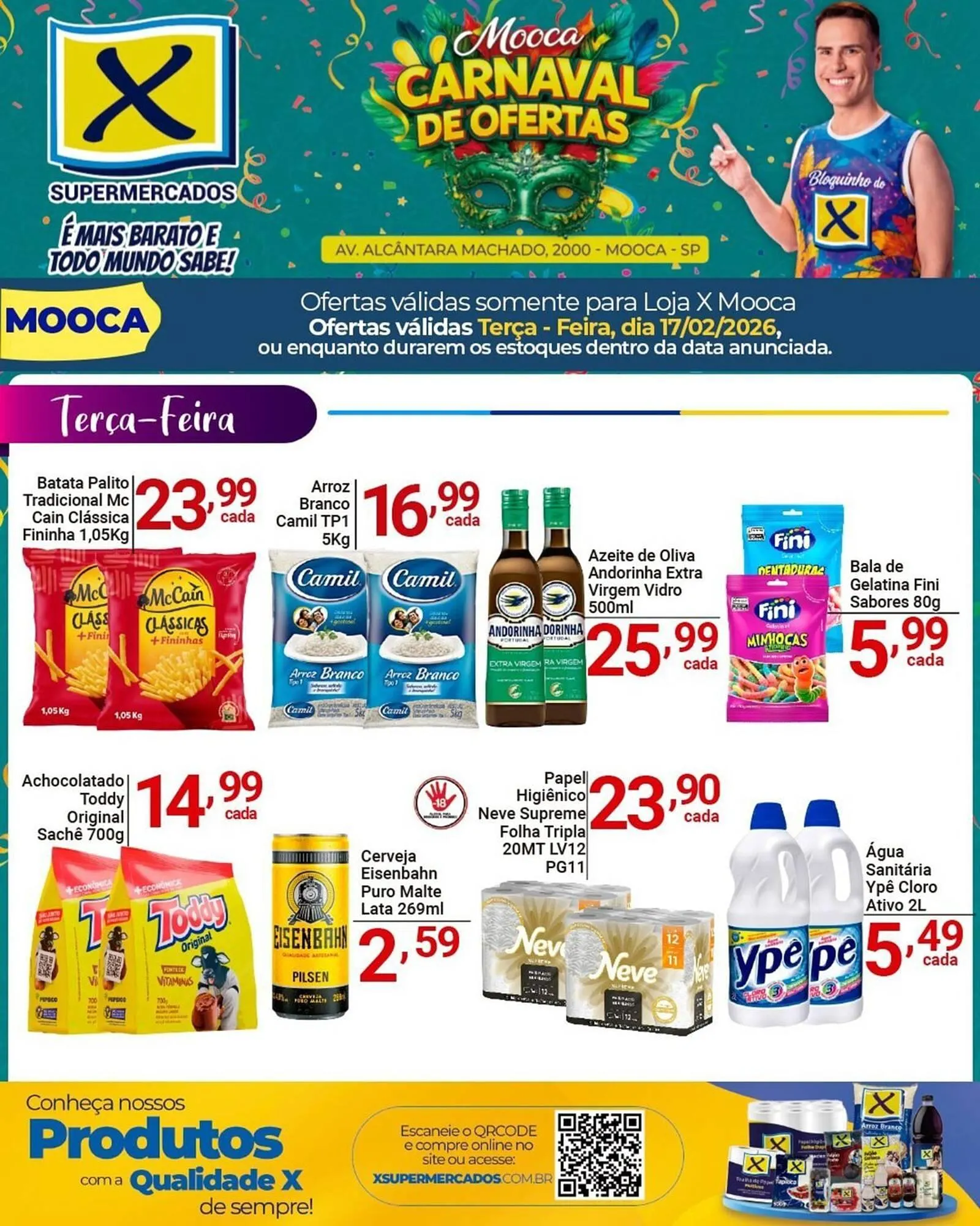 Encarte de Folheto X Supermercados 16 de fevereiro até 21 de fevereiro 2026 - Pagina 7