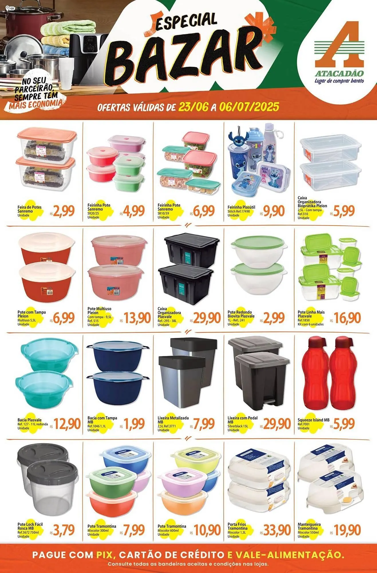 Encarte de Catálogo Atacadão 24 de junho até 6 de julho 2025 - Pagina 1