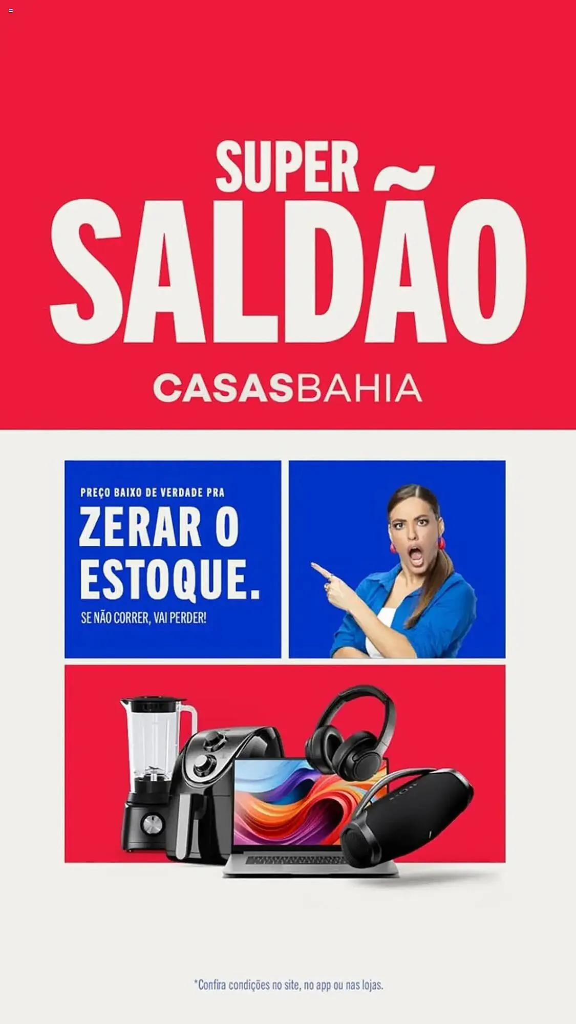 Encarte de Catálogo Casas Bahia 4 de julho até 10 de julho 2025 - Pagina 1