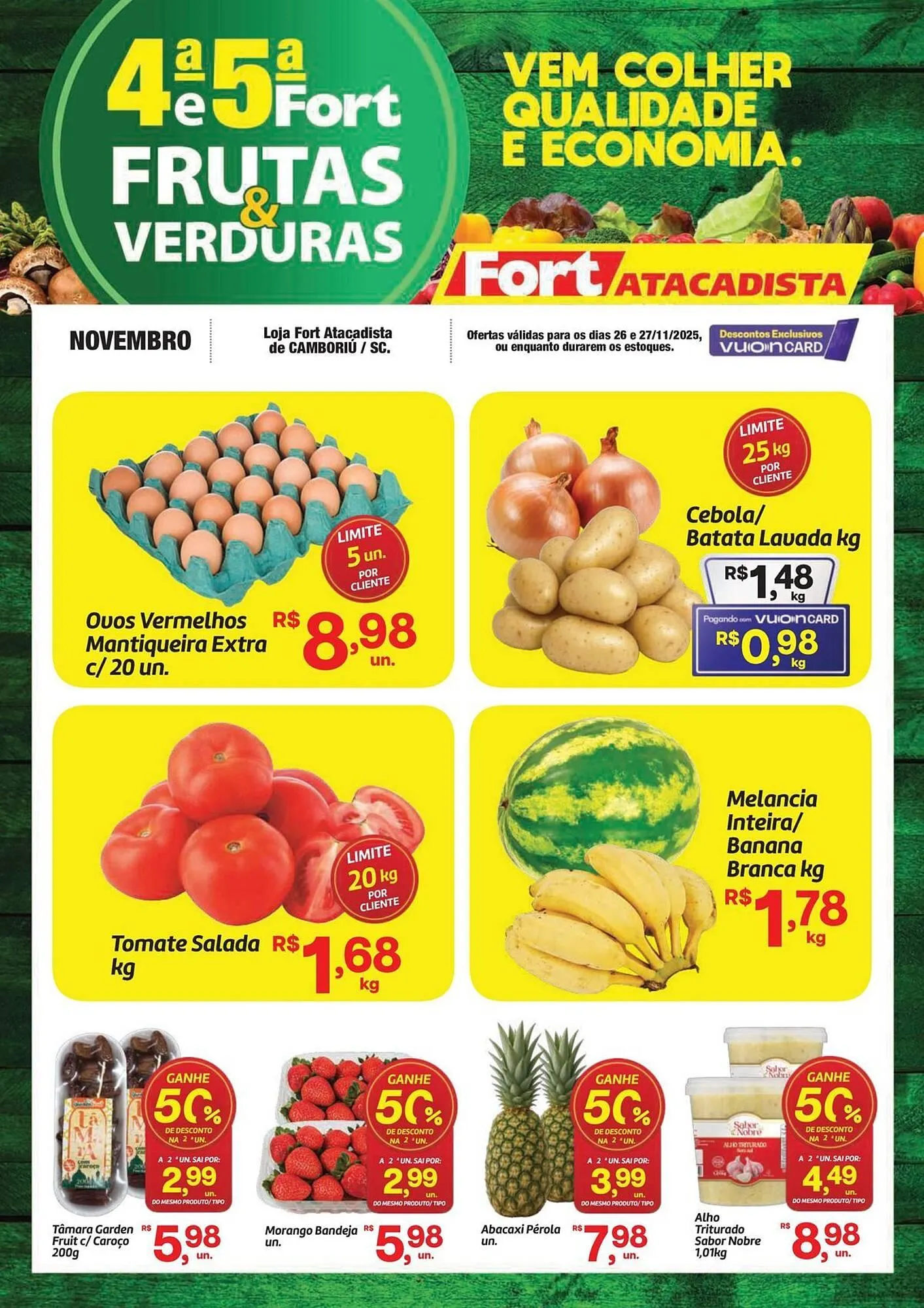 Encarte de Tabloide Fort Atacadista 26 de novembro até 27 de novembro 2025 - Pagina 1