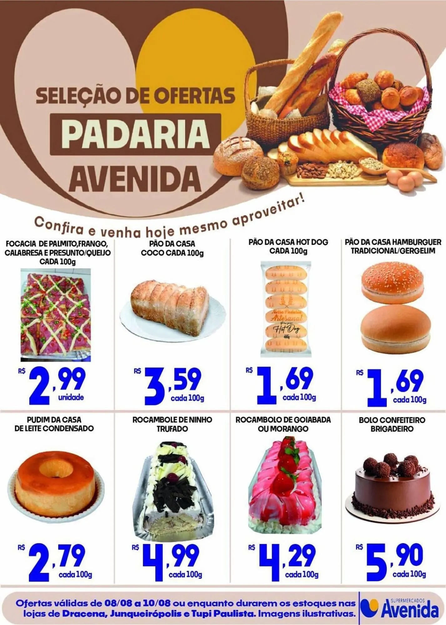 Encarte de Catálogo Supermercados Avenida 8 de agosto até 10 de agosto 2025 - Pagina 3