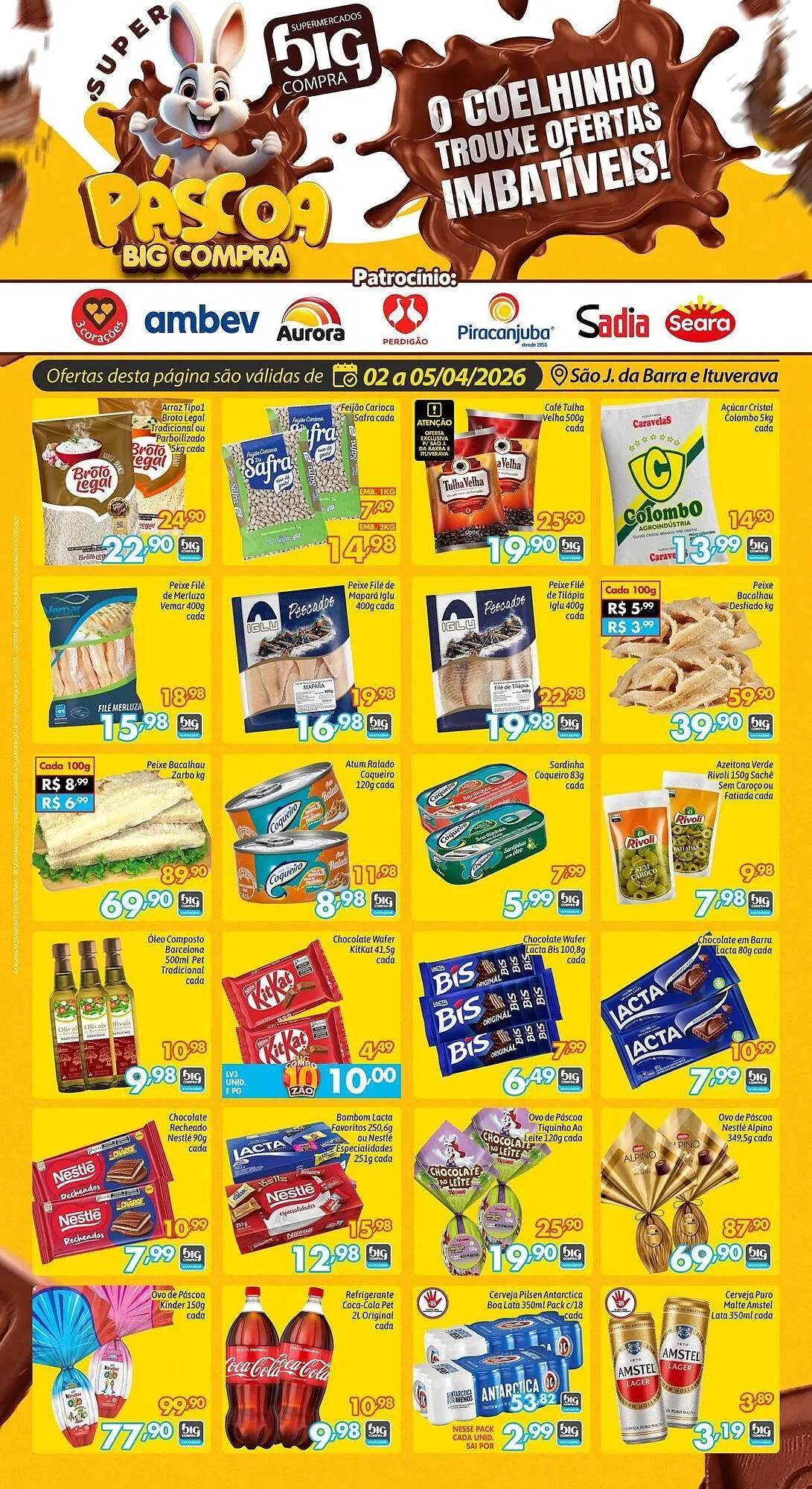 Encarte de Catálogo Supermercados Big Compra 2 de abril até 5 de abril 2026 - Pagina 1