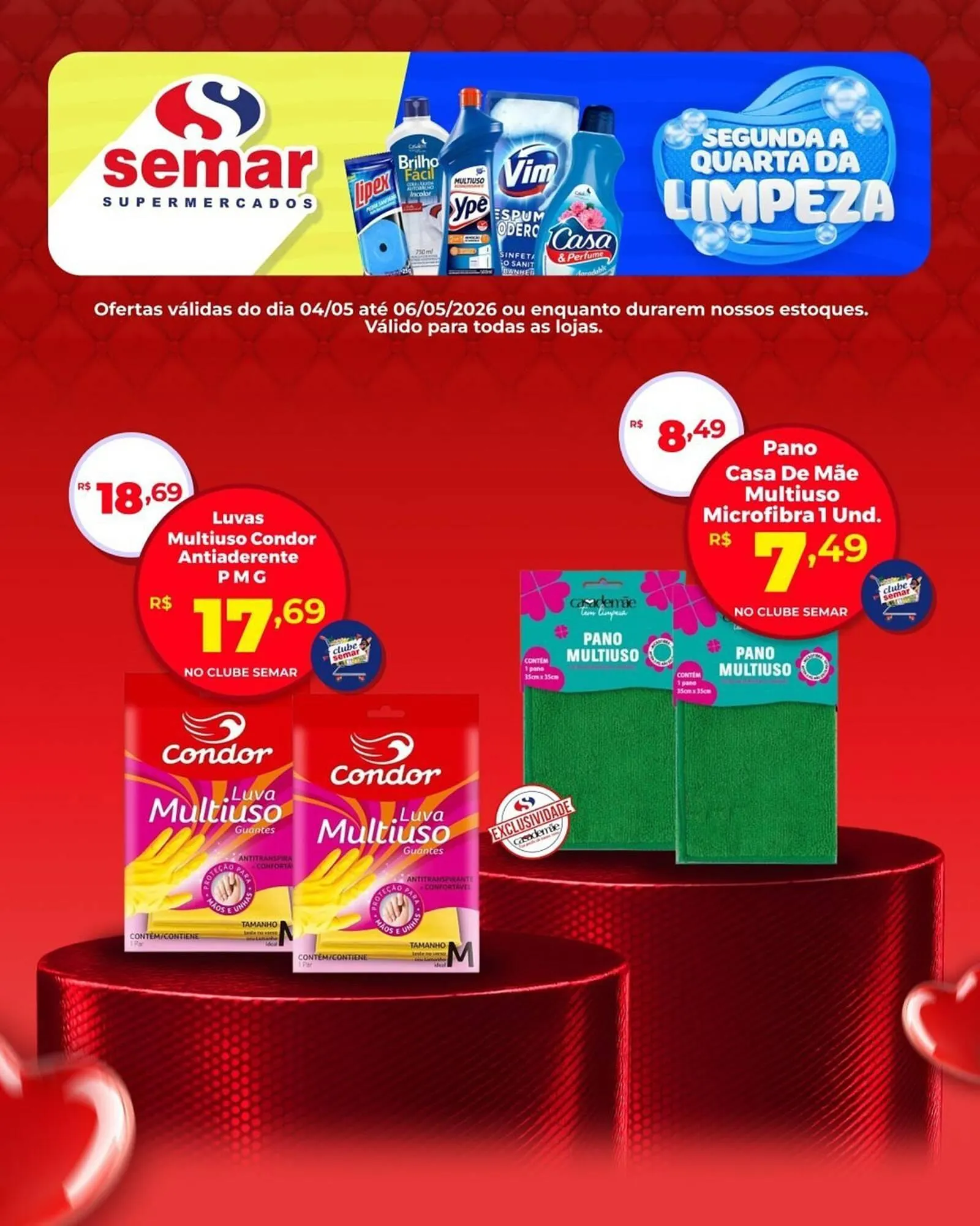 Encarte de Folheto Semar Supermercado 4 de maio até 6 de maio 2026 - Pagina 7