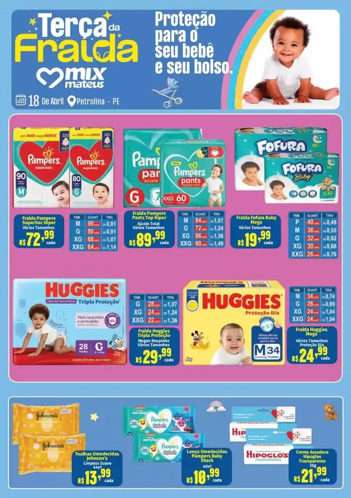 Encarte de Ofertas e promoções atuais 8 de abril até 18 de abril 2025 - Pagina 1