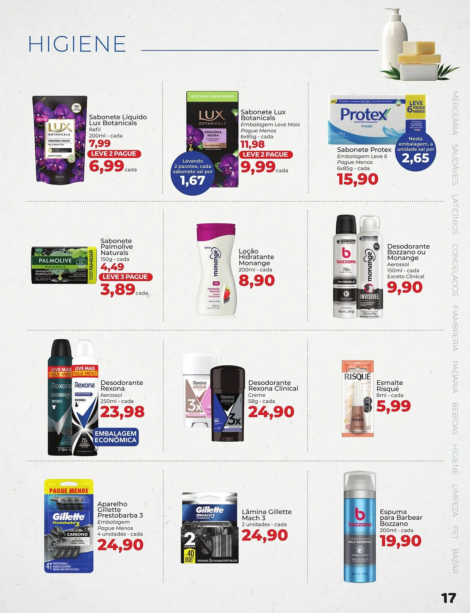 Encarte de Catálogo Supermercados Andreazza 16 de julho até 19 de julho 2025 - Pagina 17