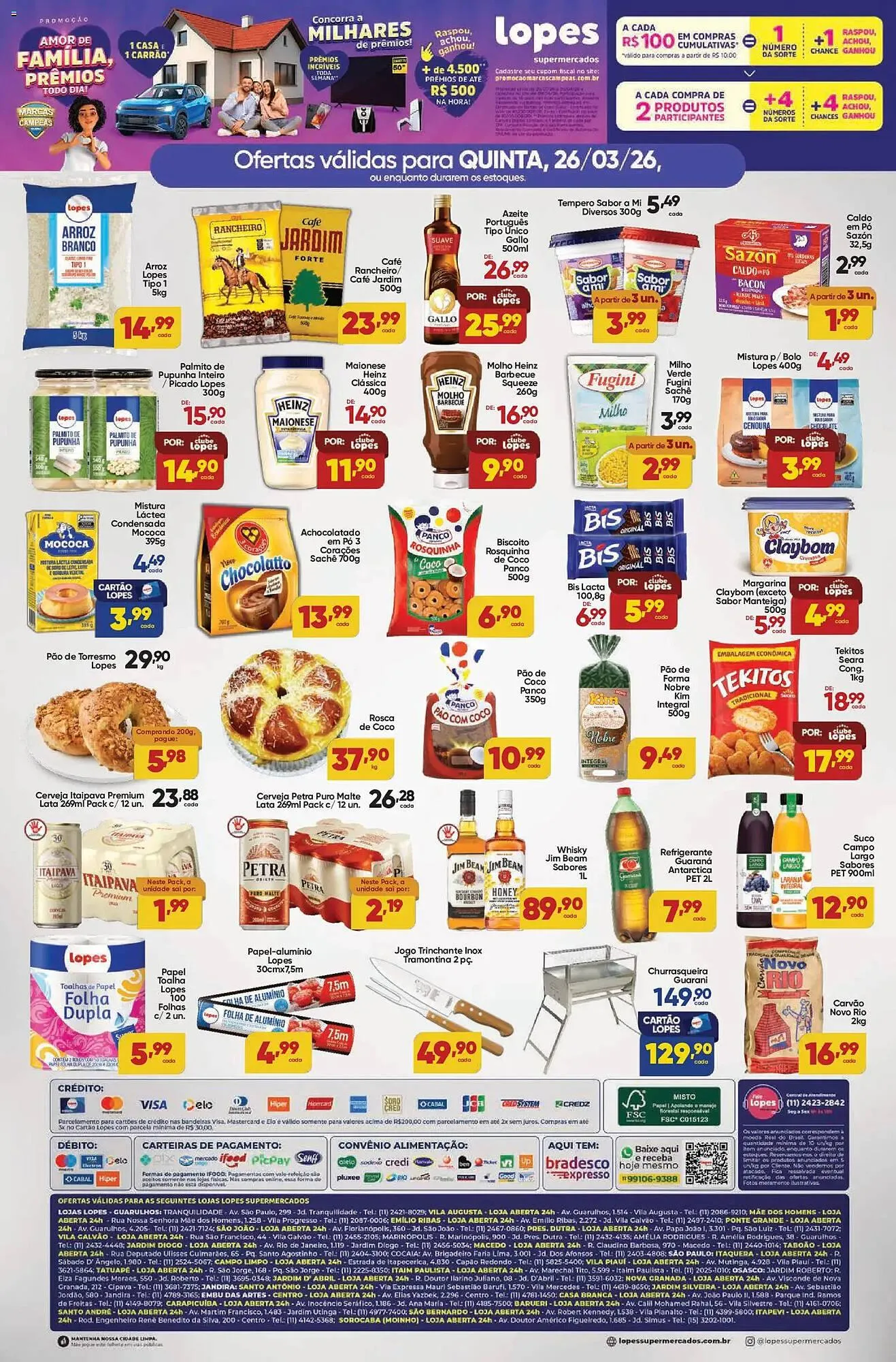 Encarte de Folheto Lopes Supermercados 26 de março até 26 de março 2026 - Pagina 2
