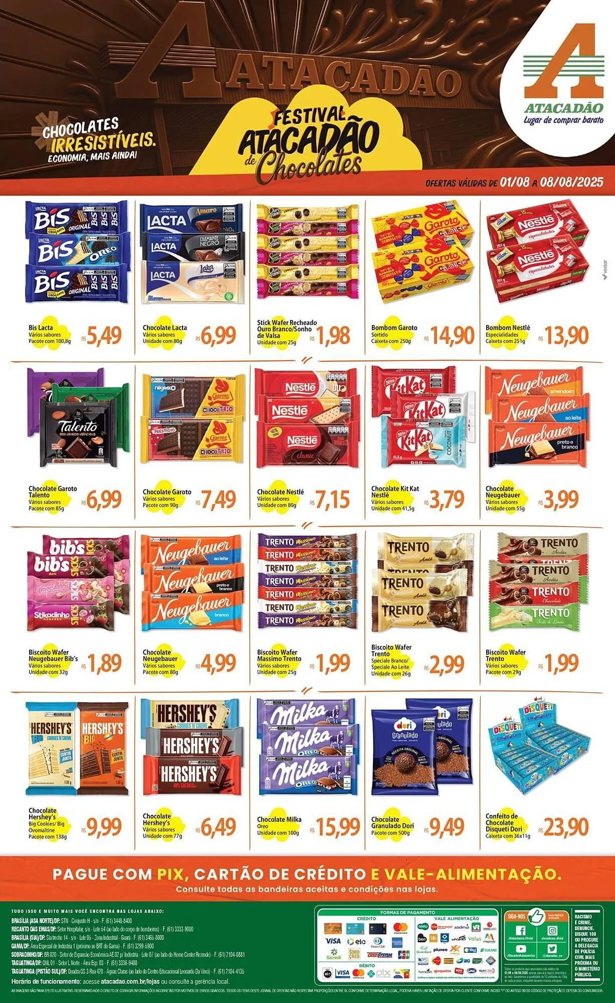 Encarte de Catálogo Atacadão 5 de agosto até 8 de agosto 2025 - Pagina 1