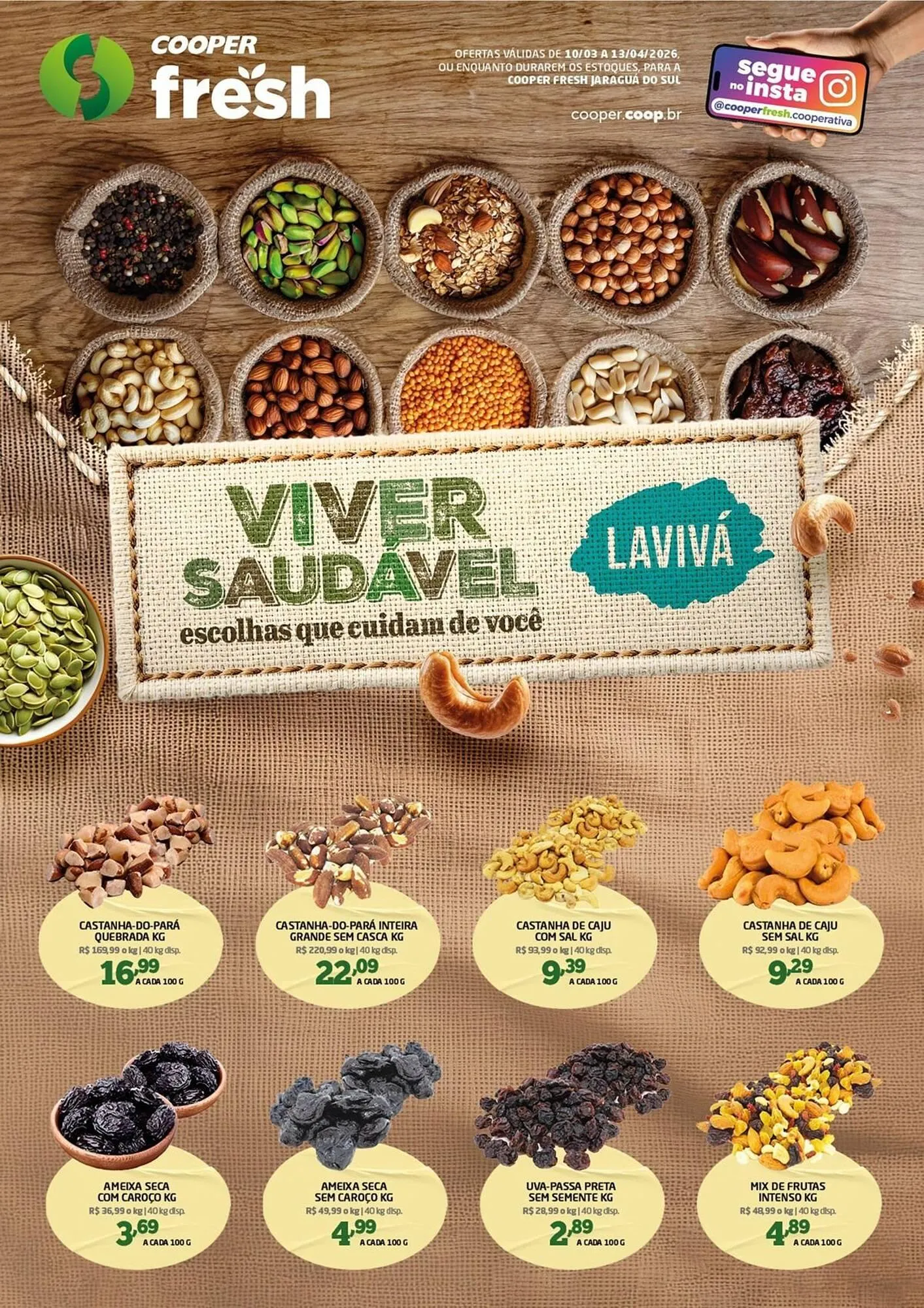 Encarte de Tabloide Cooper 10 de março até 13 de abril 2026 - Pagina 1