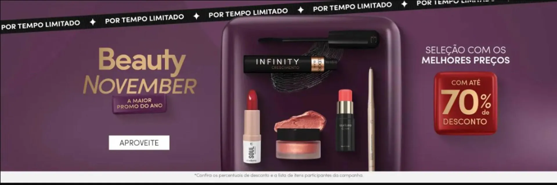 Encarte de Catálogo Eudora 17 de novembro até 3 de dezembro 2025 - Pagina 1