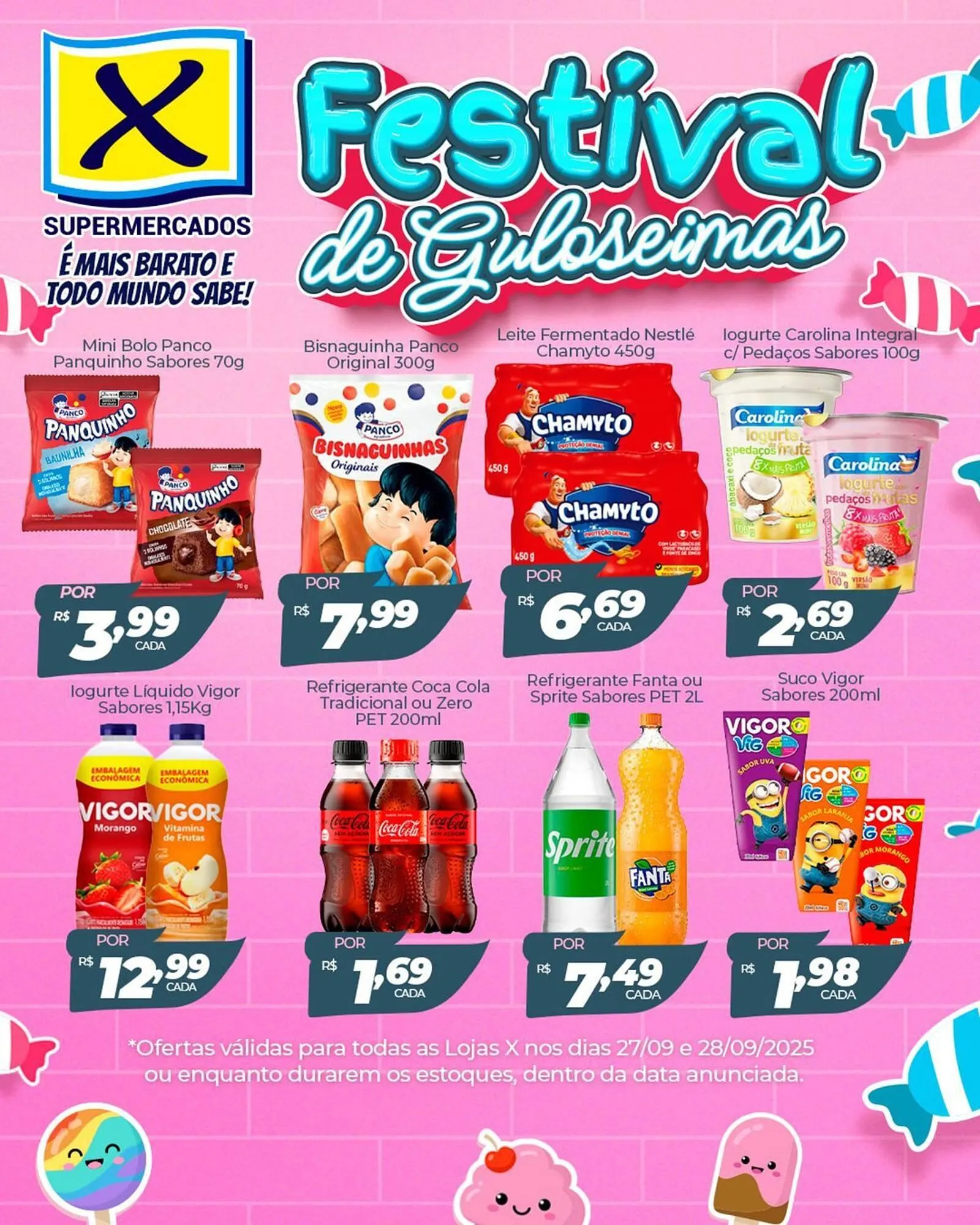 Encarte de Folheto X Supermercados 29 de setembro até 7 de outubro 2025 - Pagina 3