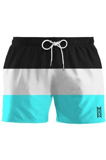 Short Bermuda Masculina Tactel Short Praia Mauricinho Blue Hit
