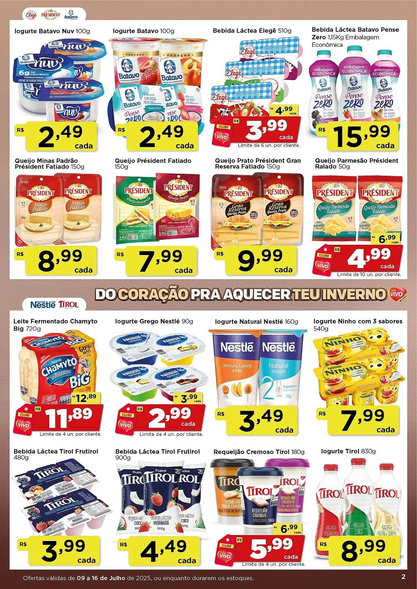 Encarte de Catálogo Rede Vivo 9 de julho até 16 de julho 2025 - Pagina 2