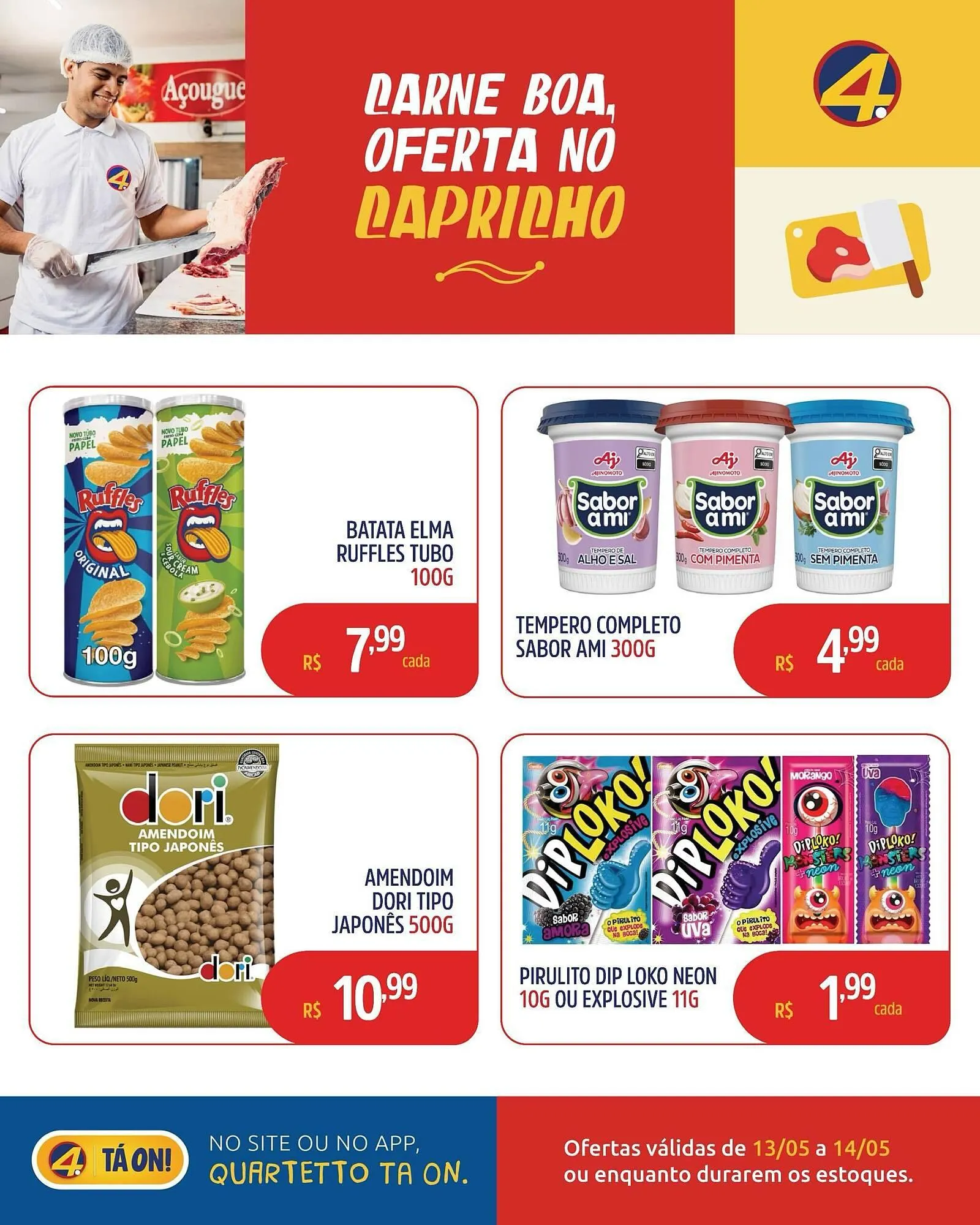 Encarte de Catálogo Quartetto Supermercados 13 de maio até 14 de maio 2026 - Pagina 6