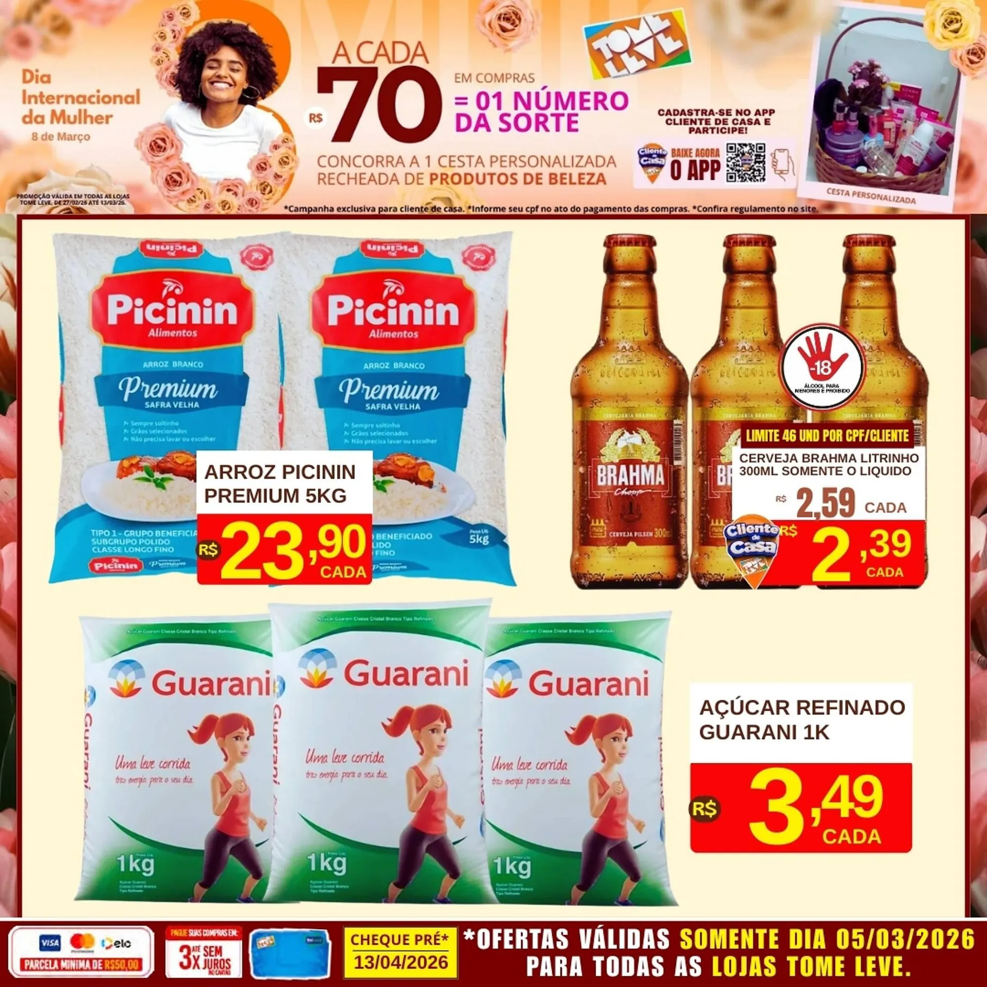 Encarte de Catálogo Tome Leve 5 de março até 5 de março 2026 - Pagina 1