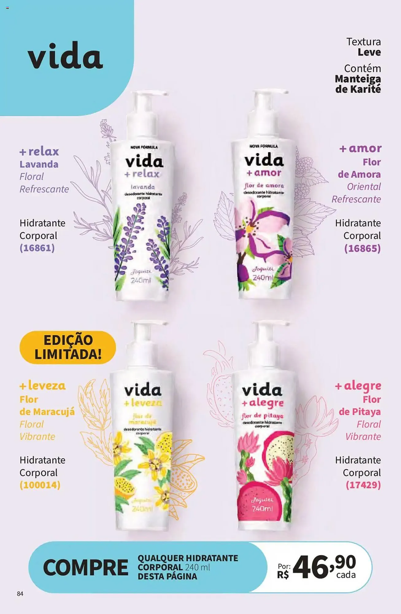 Encarte de Catálogo Jequiti 2 de junho até 24 de junho 2025 - Pagina 84