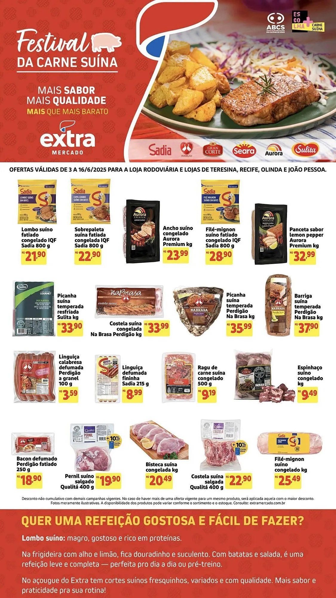 Encarte de Catálogo Mercado Extra 3 de junho até 16 de junho 2025 - Pagina 1