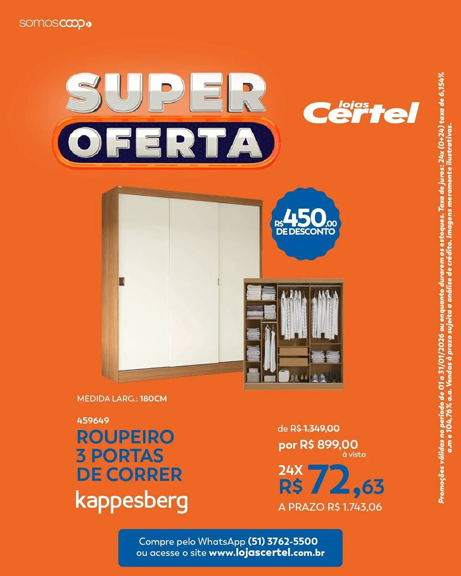 Encarte de Folheto Lojas Certel 15 de janeiro até 31 de janeiro 2026 - Pagina 2