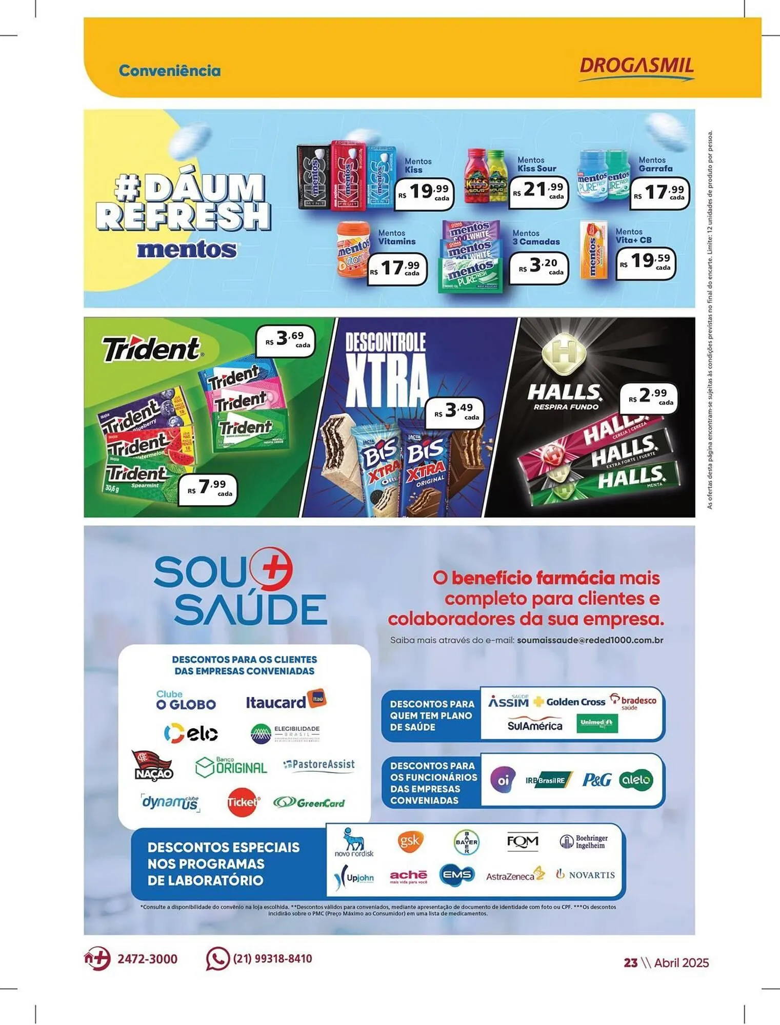 Encarte de Catálogo Drogasmil 9 de abril até 1 de maio 2025 - Pagina 23
