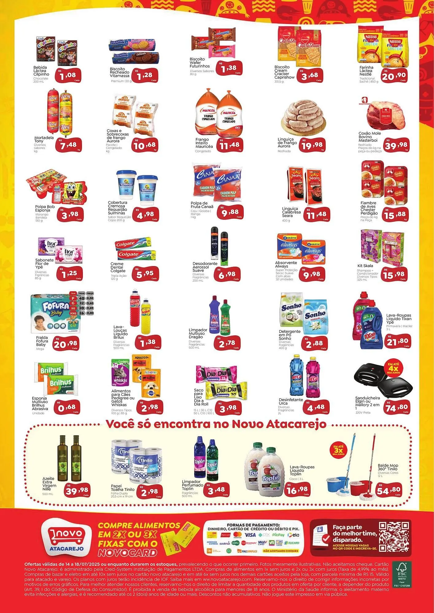Encarte de Catálogo Novo Atacarejo 14 de julho até 18 de julho 2025 - Pagina 2